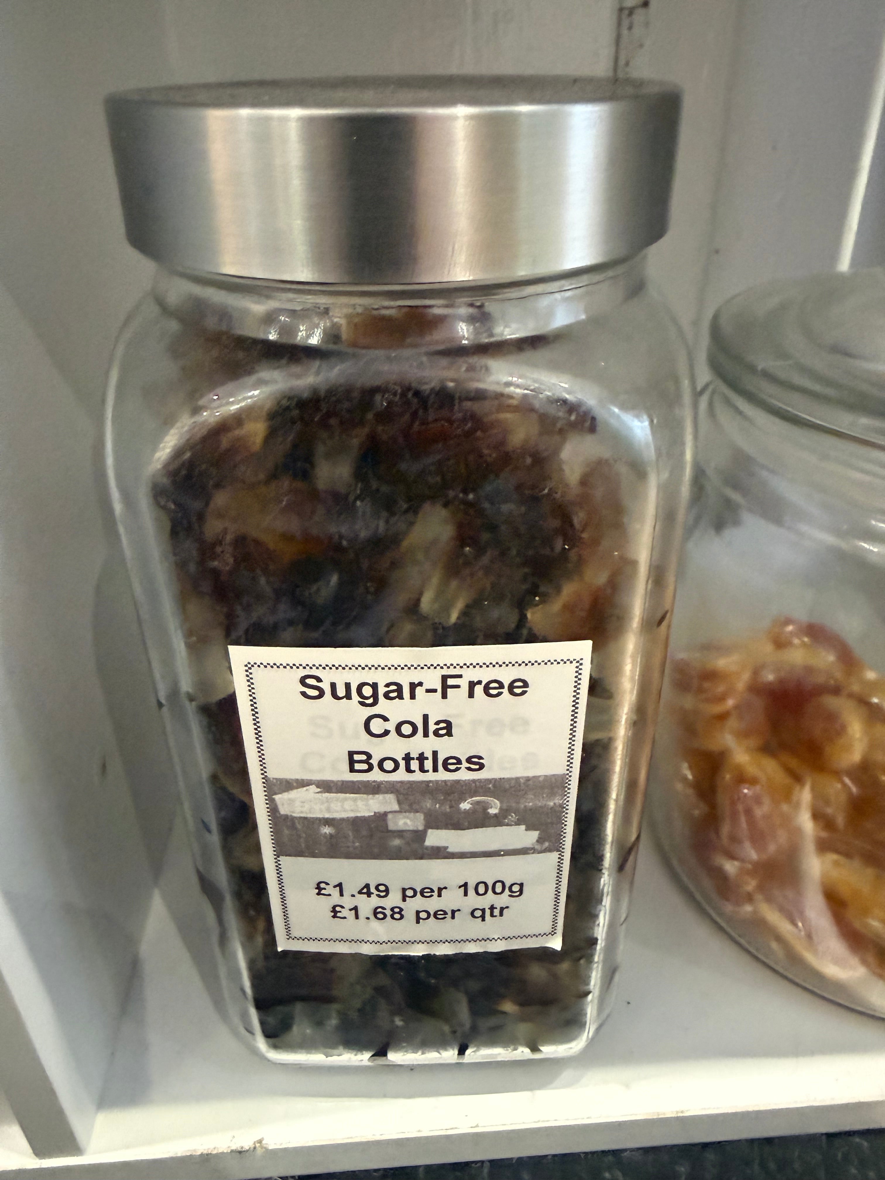 Sugar Free cola Bottles