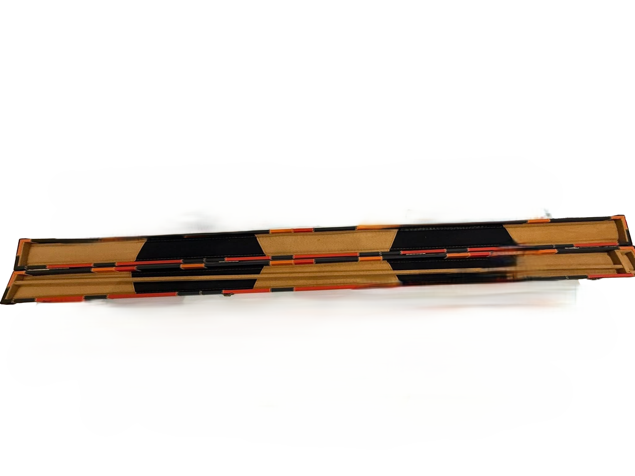 1 Piece Cue Case  Red / Orange / Black