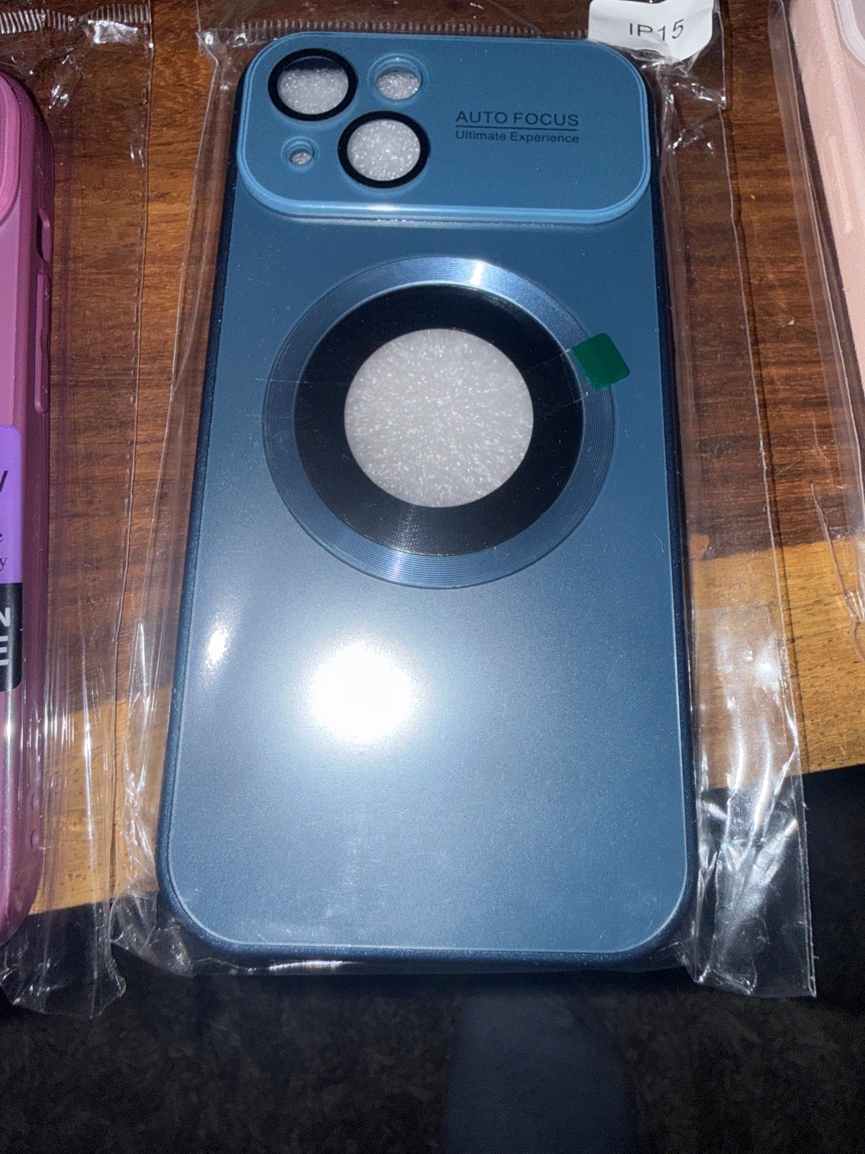 Iphone 15 case.  Blue
