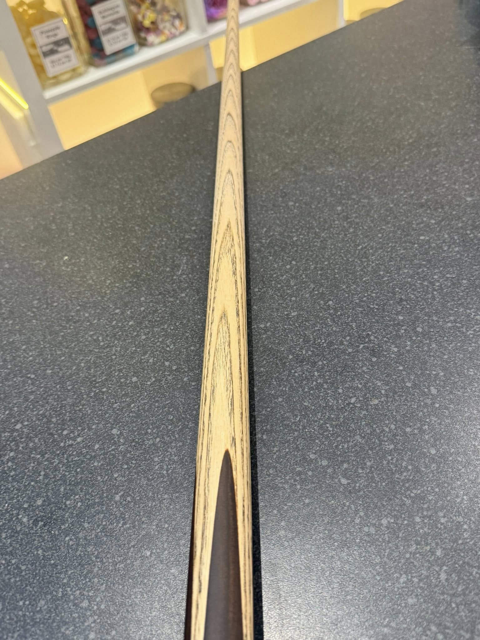 SLP Black  1 piece ash cue   Hand Made