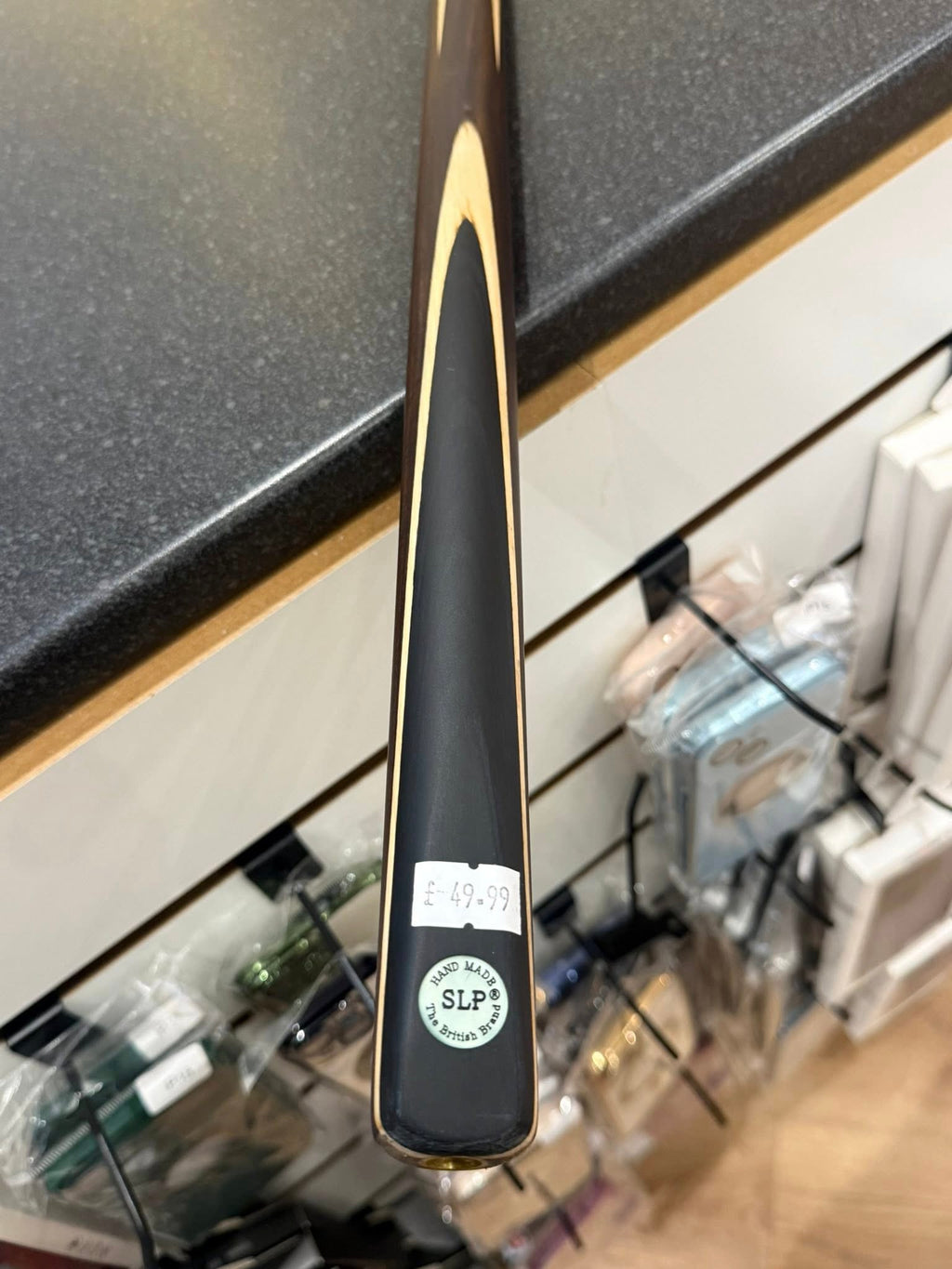 SLP Black  1 piece ash cue   Hand Made