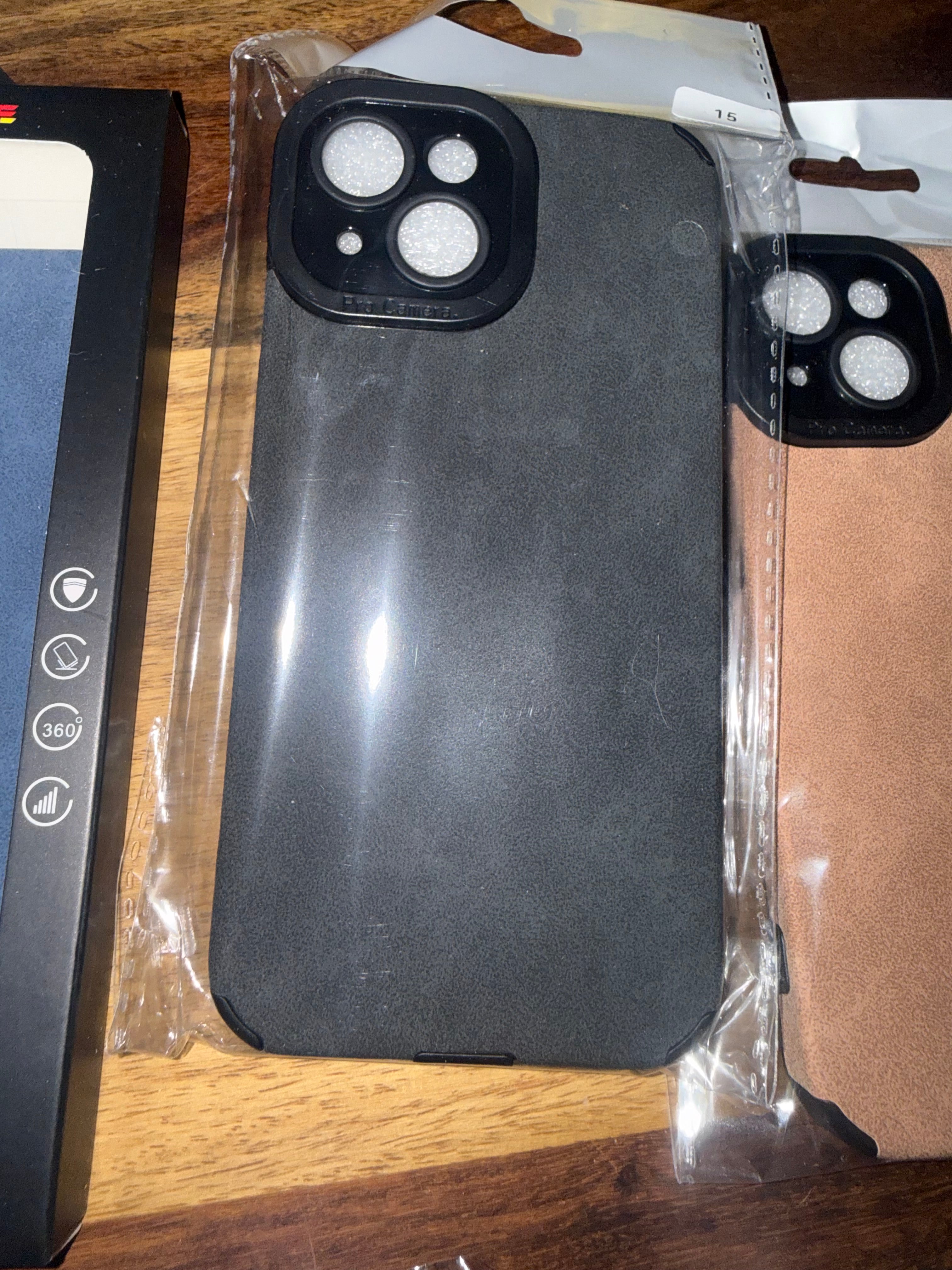 Iphone 15 case.  Black
