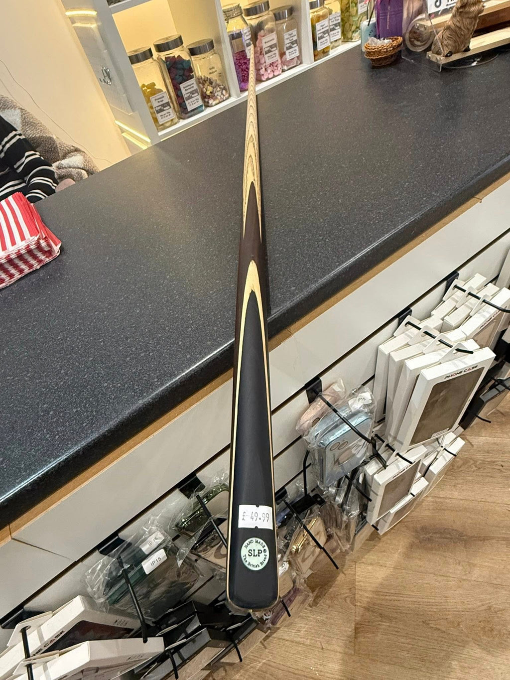 SLP Black  1 piece ash cue   Hand Made