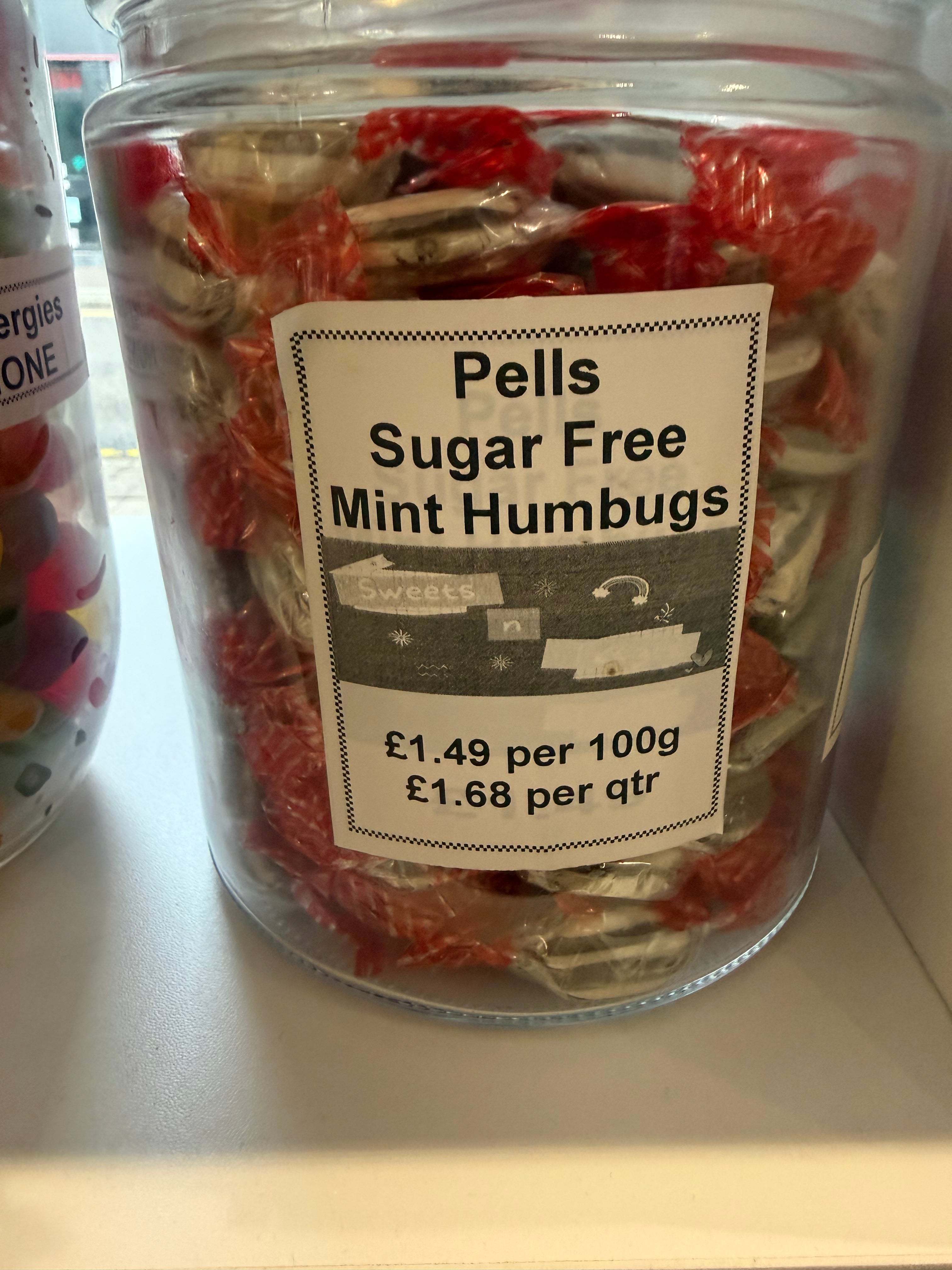 Sugar Free Mint Humbugs