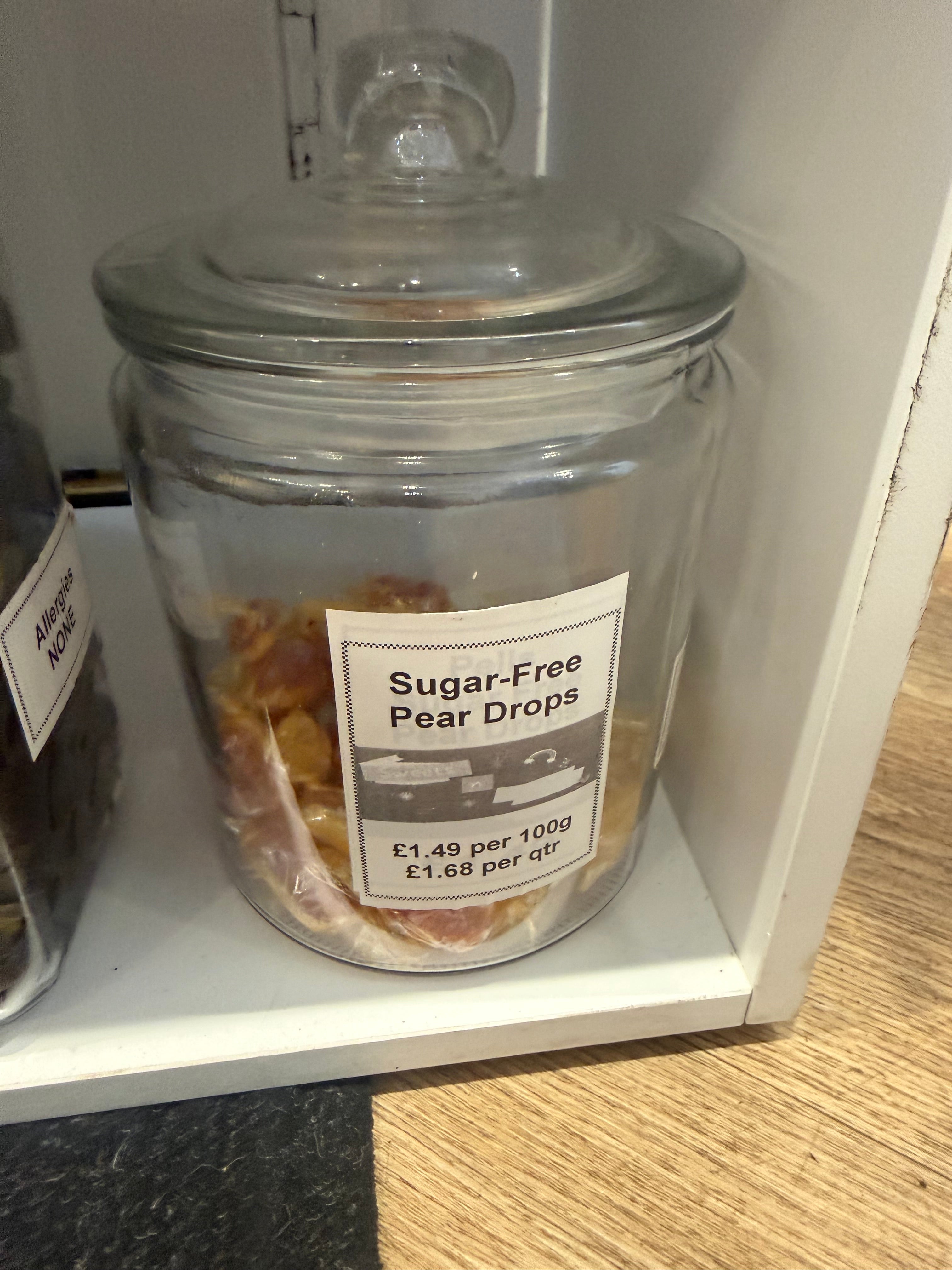 Sugar Free Pear Drops