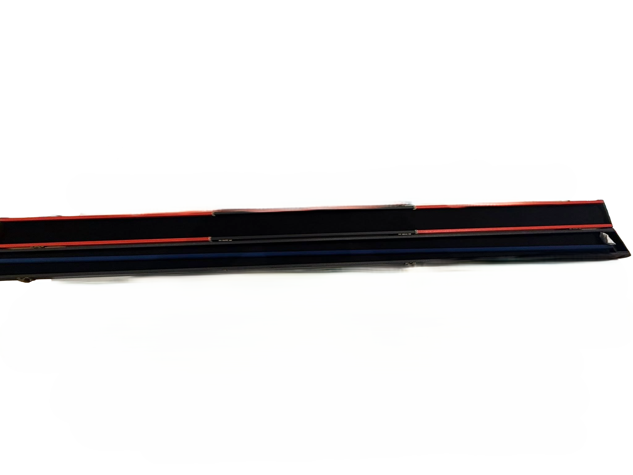 1 Piece Cue Case   Red & Black