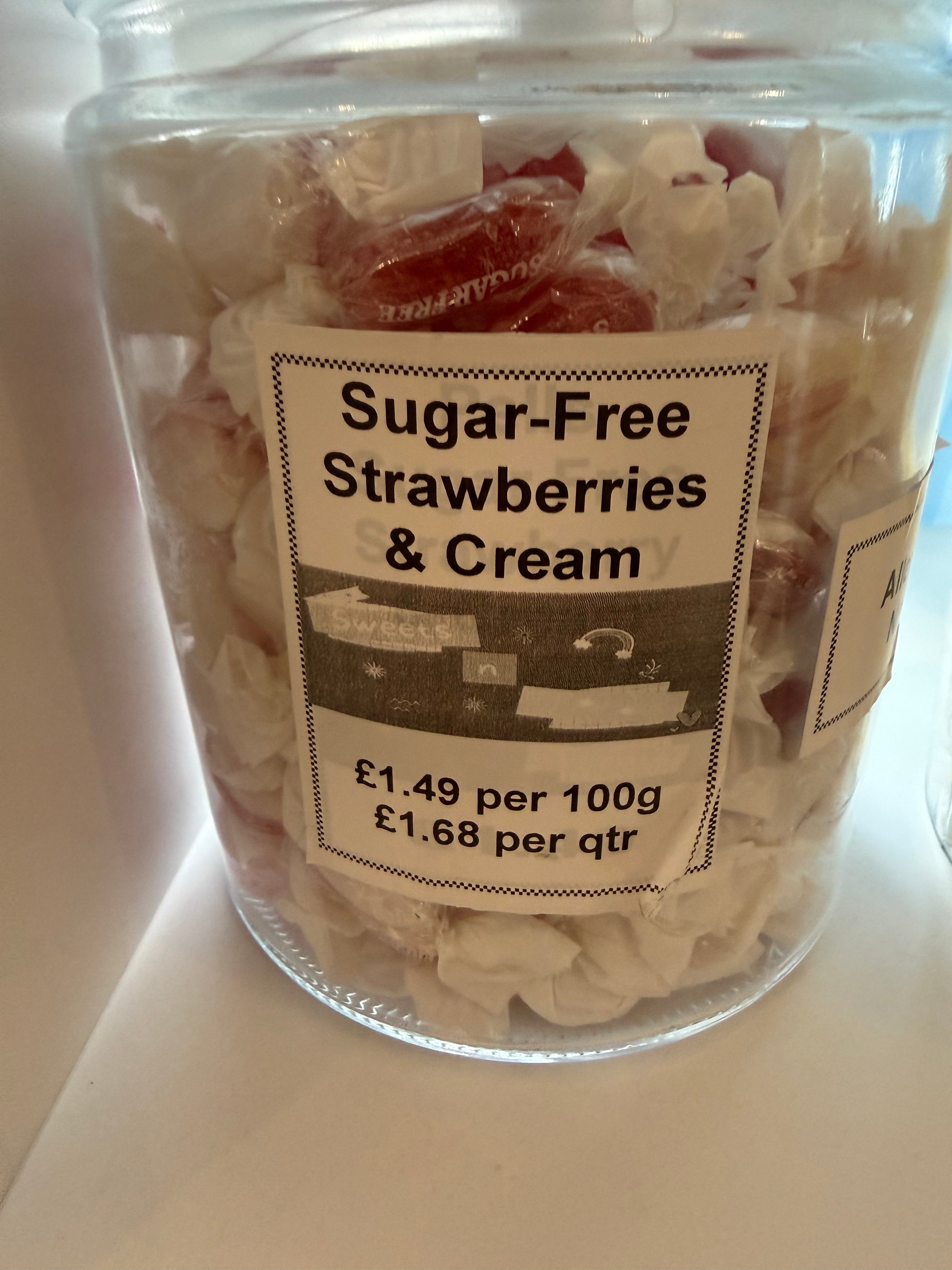 Sugar Free Strawberries & Cream