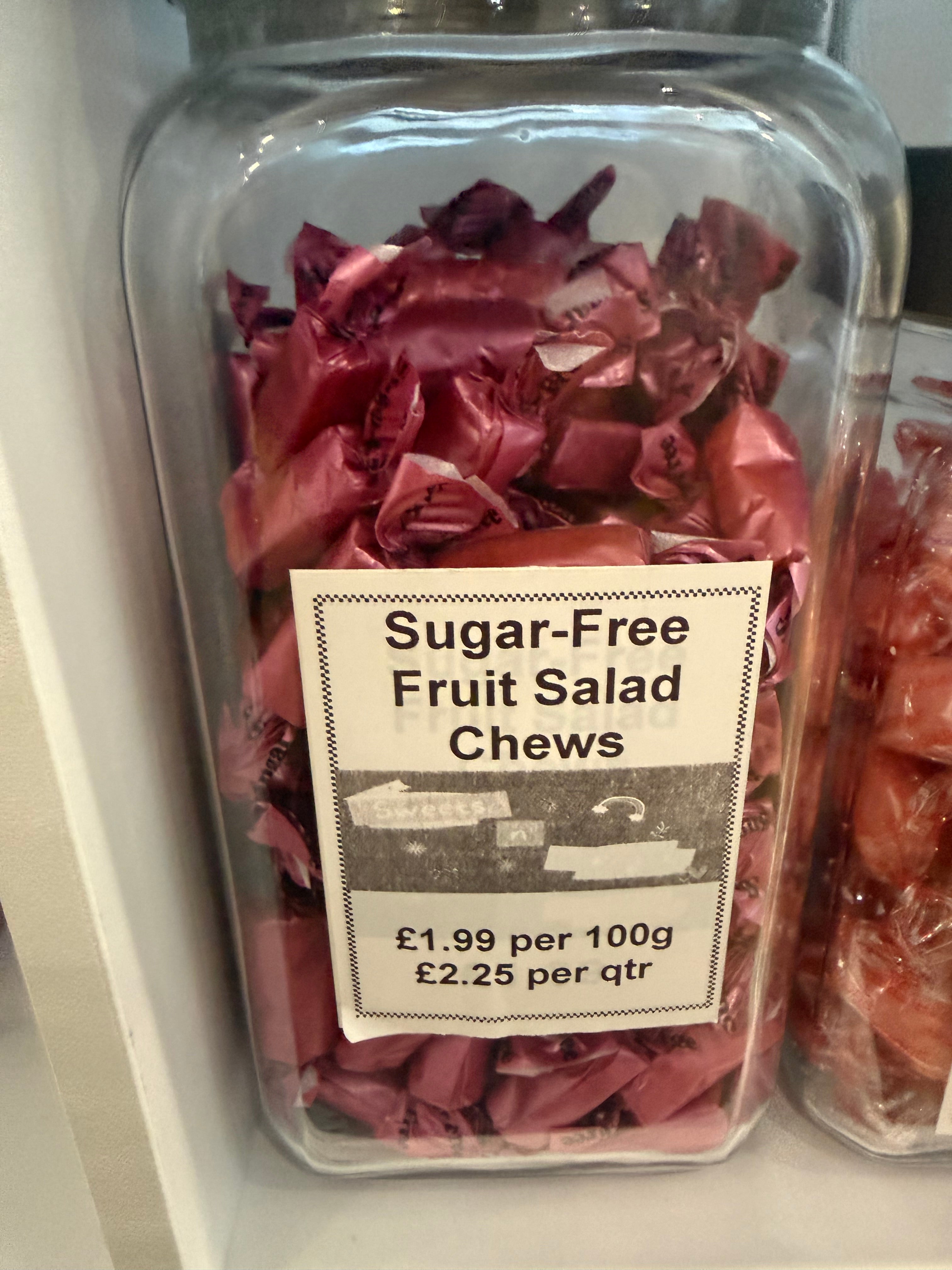 Sugar Free  Fruit Salad Chews