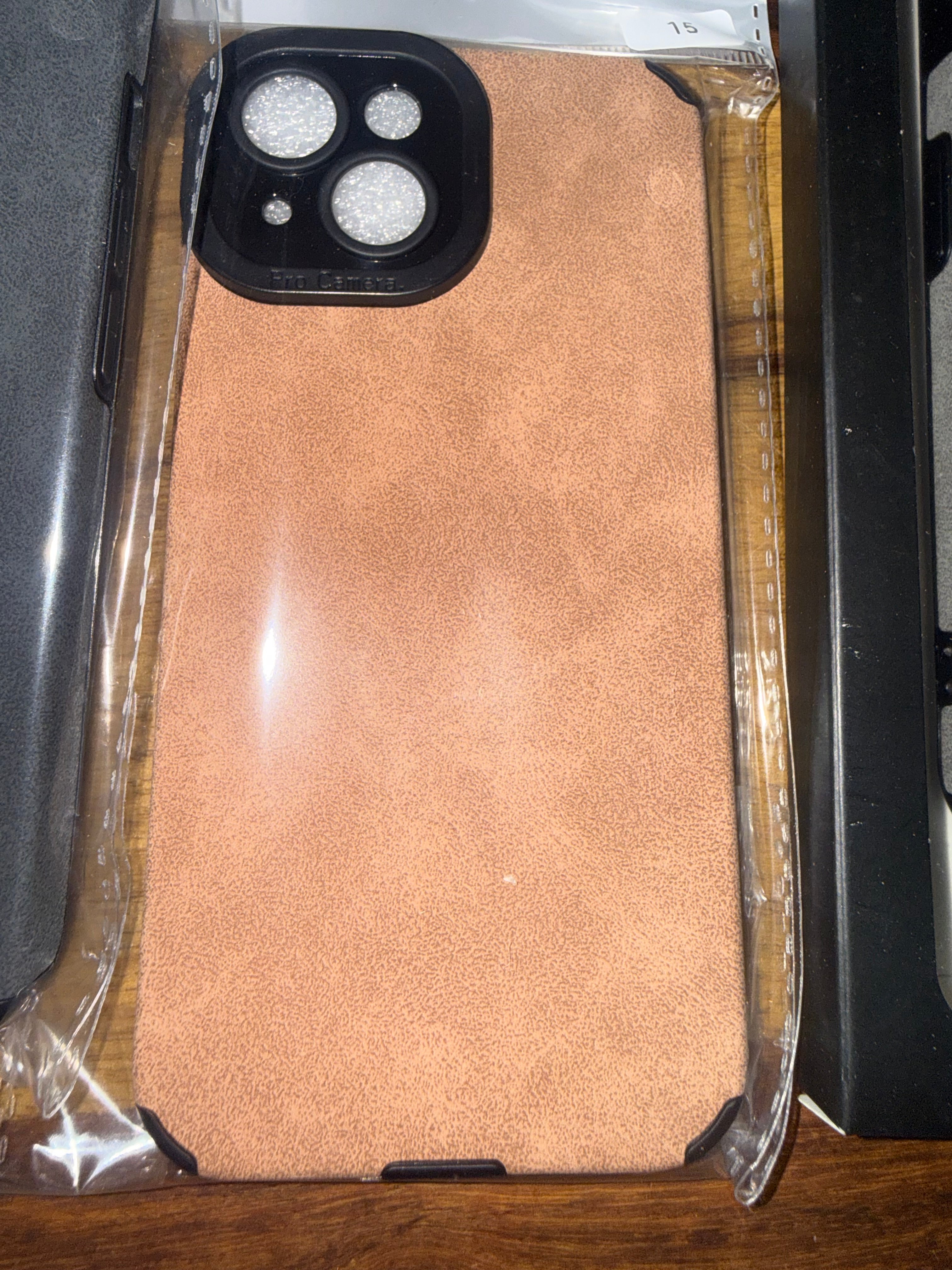 Iphone 15 case.  Tan
