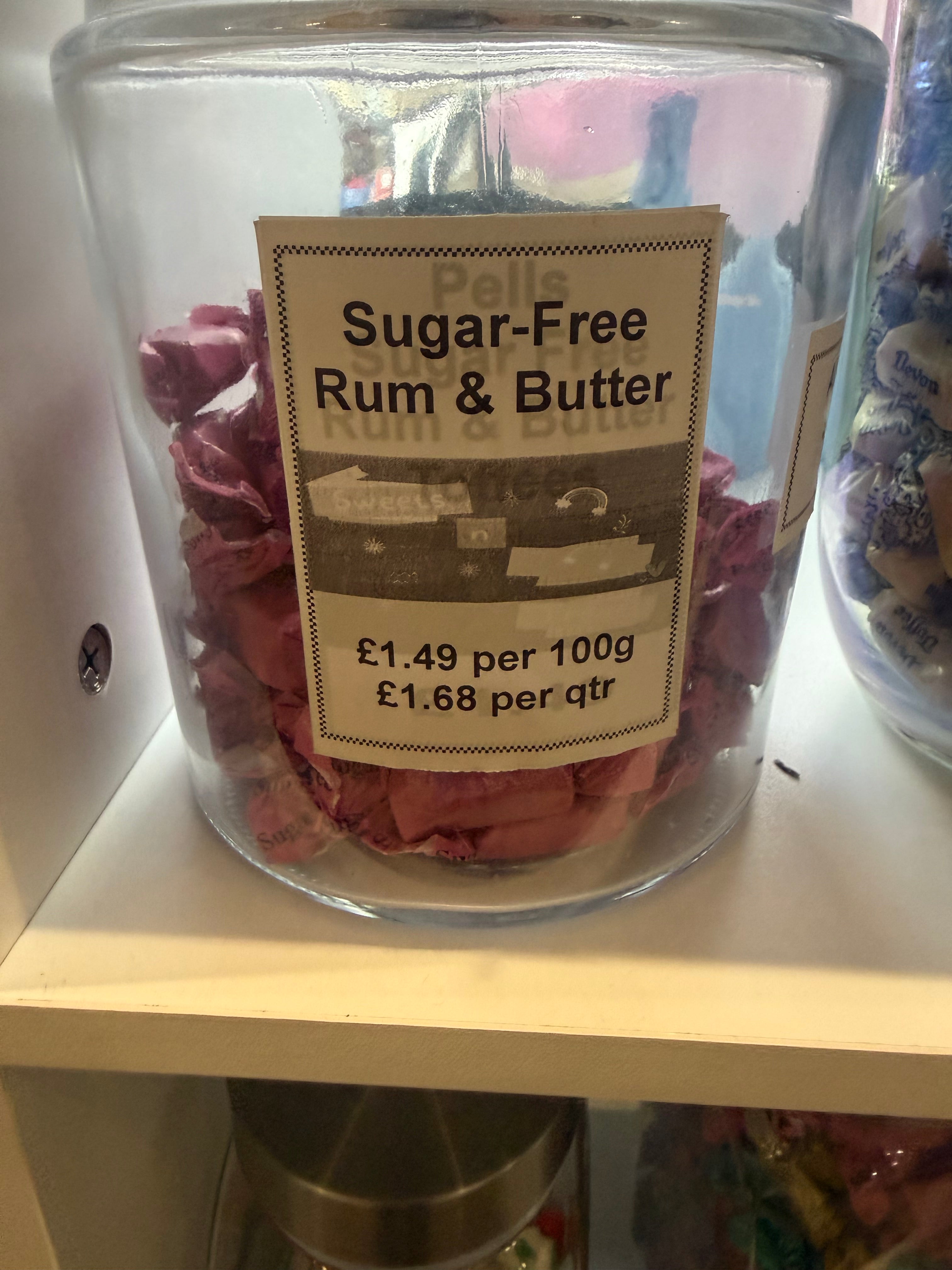 Sugar Free Rum & Butter