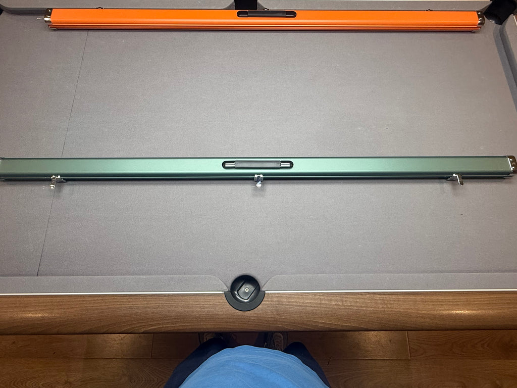 1 piece- 2 Cue Case   Green  aluminium slim