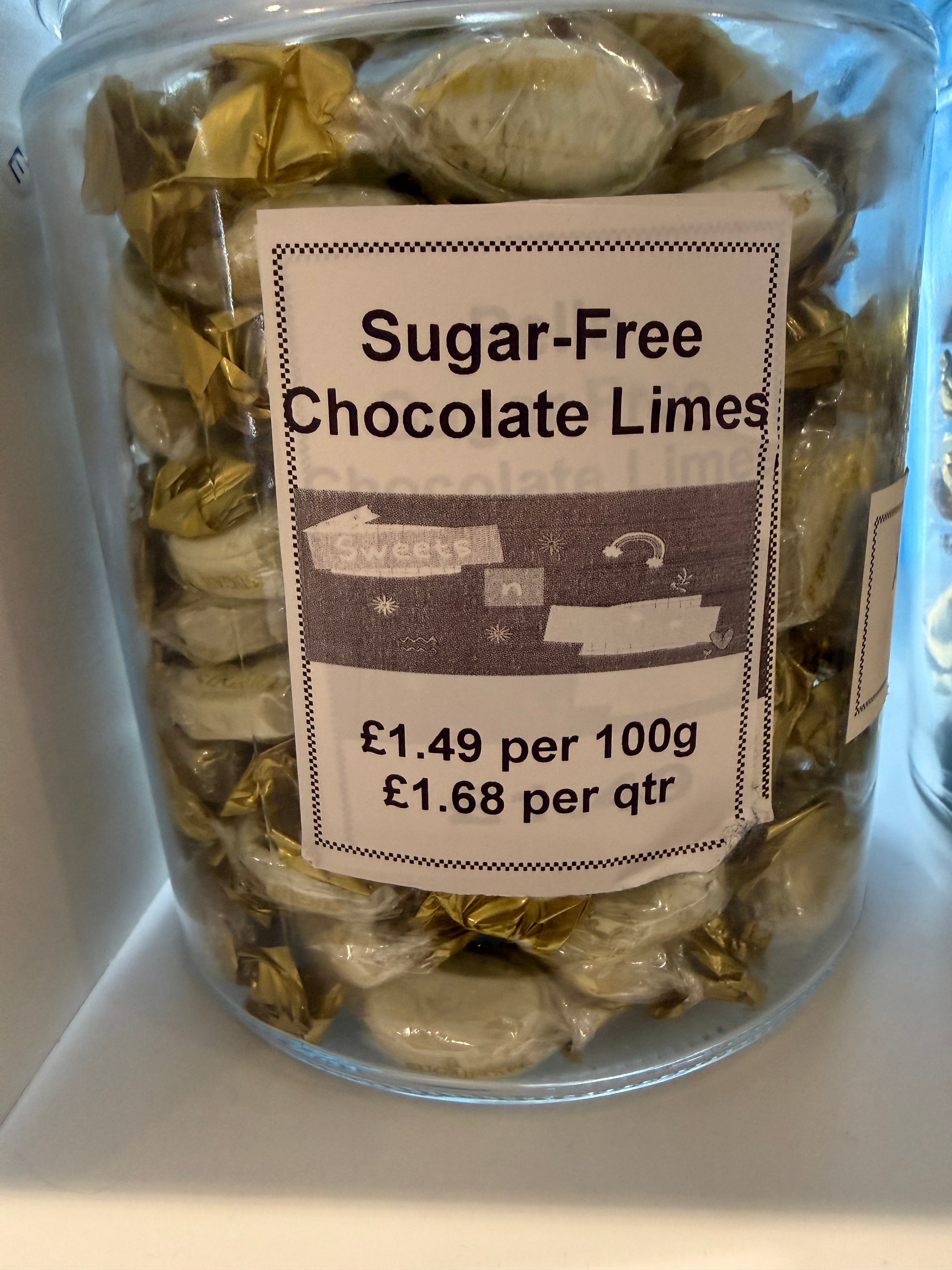 Sugar Free chocolate Limes
