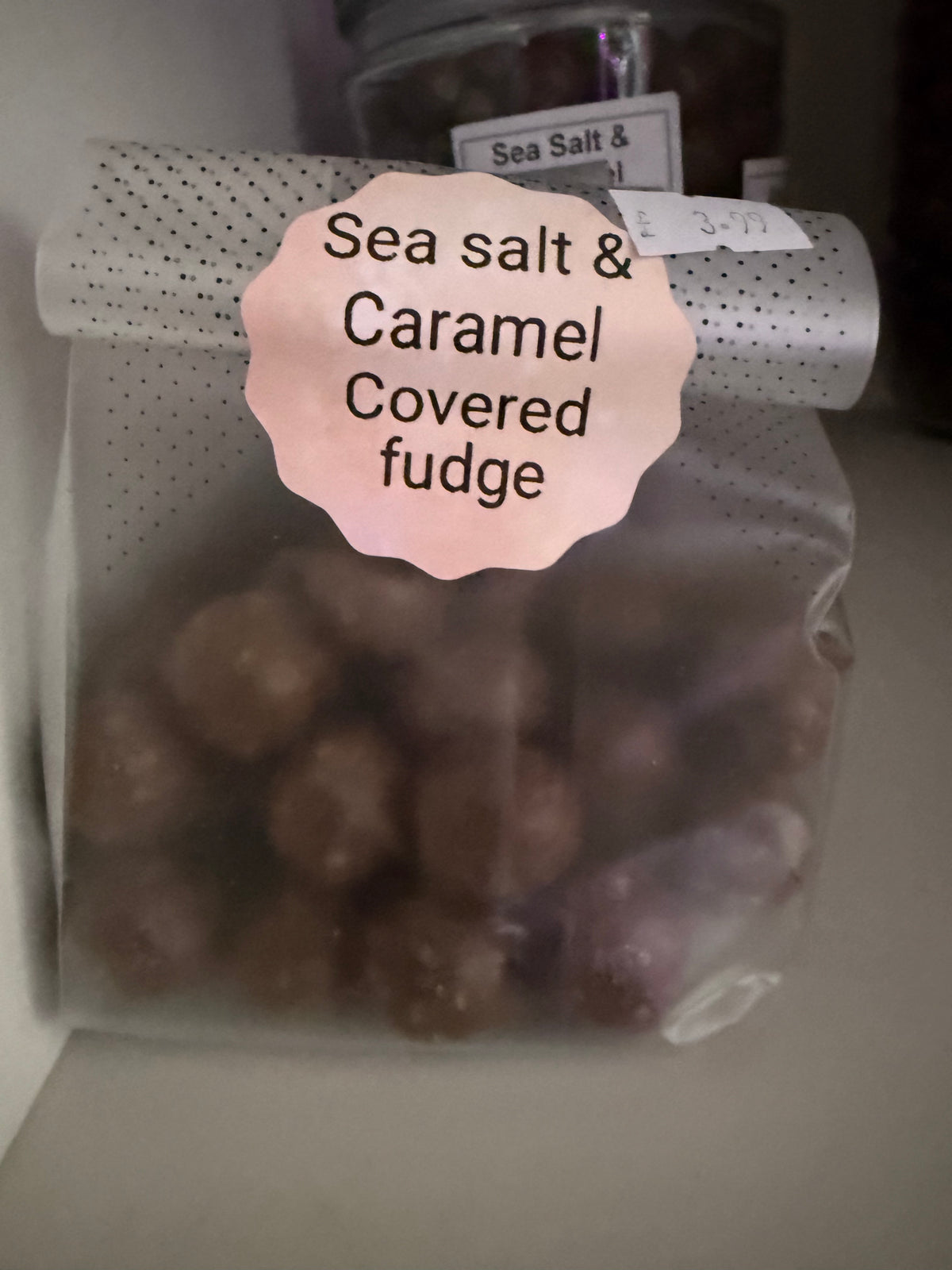 Sea Salt & Caramel covered fudge