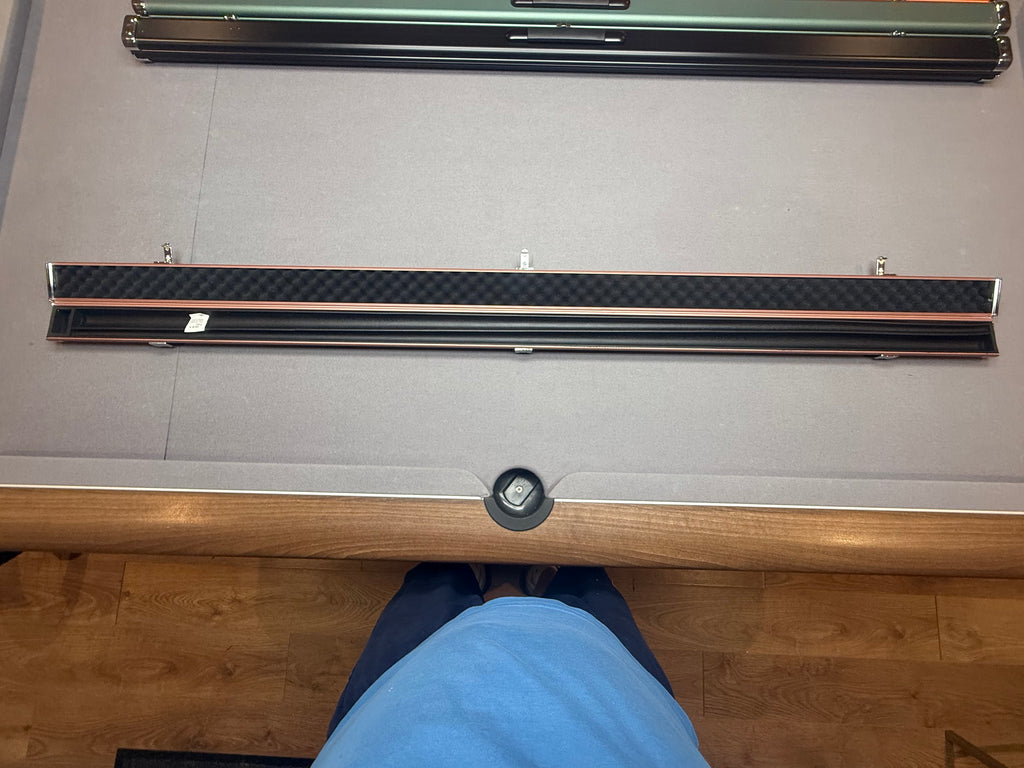 1 piece - 2 Cue Case   Pink / lilac aluminium slim