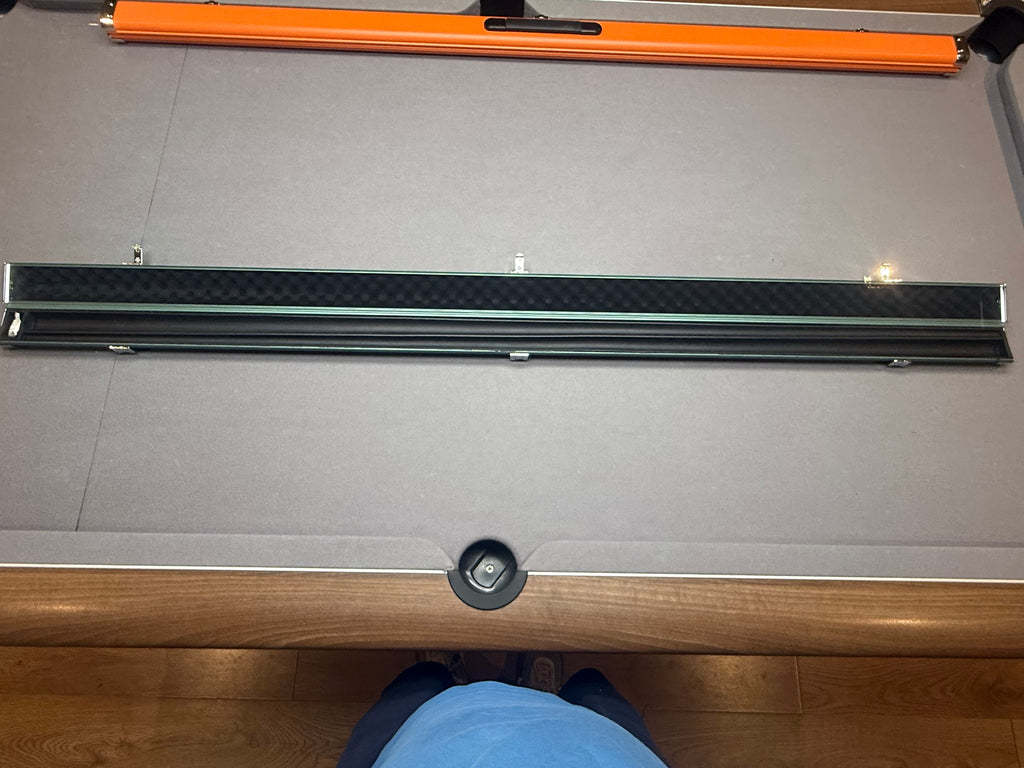 1 piece- 2 Cue Case   Green  aluminium slim