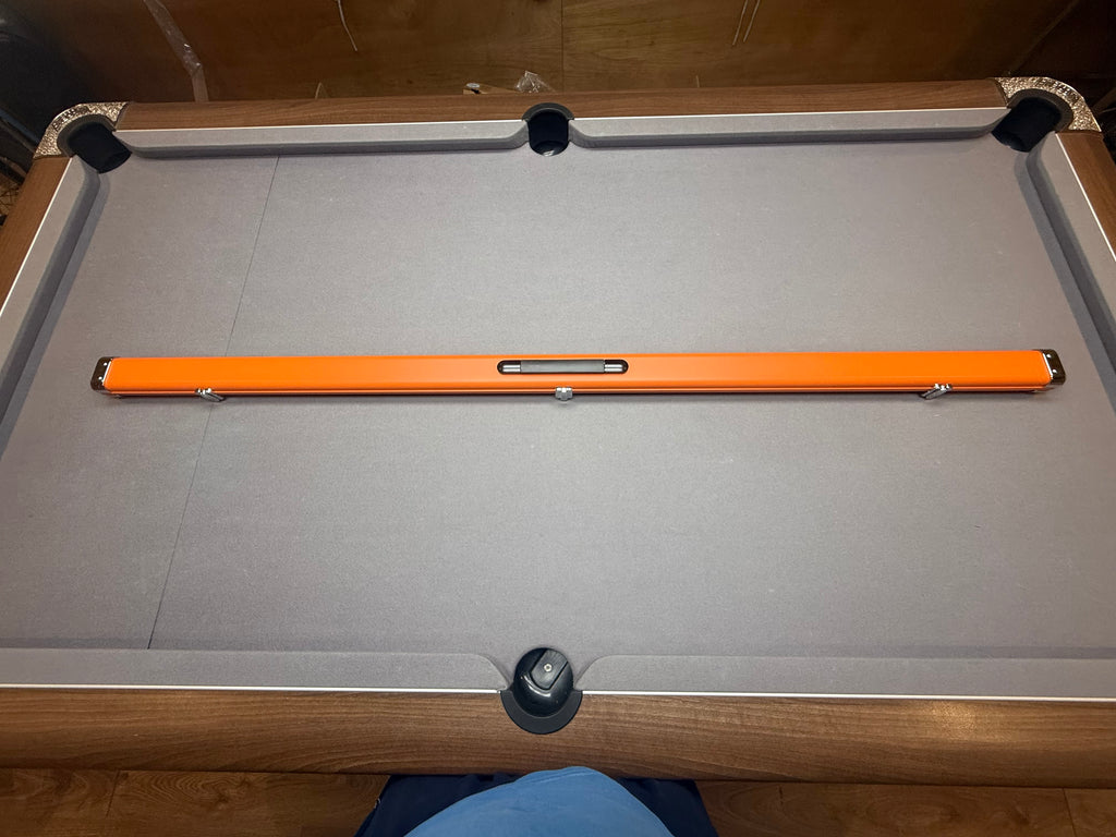 1 piece - 2 Cue Case   Orange aluminium slim