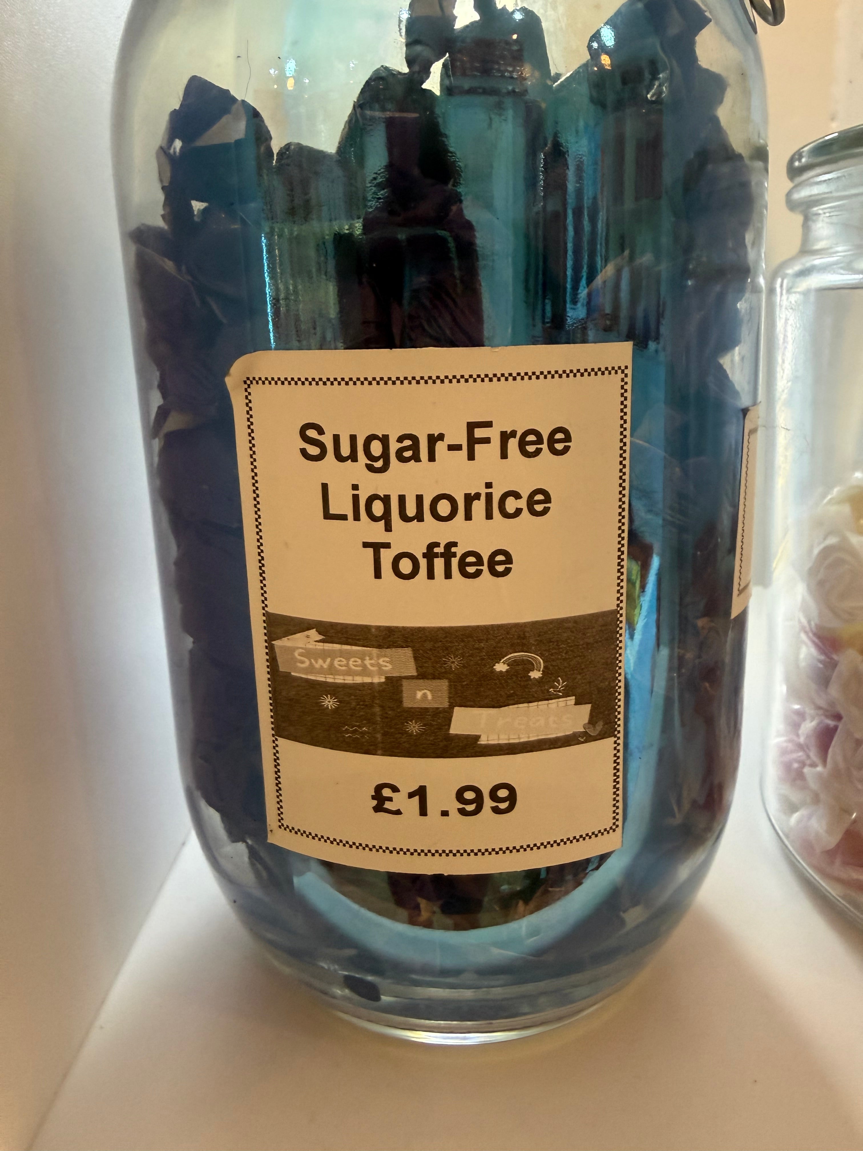 Sugar Free Liquorice Toffee