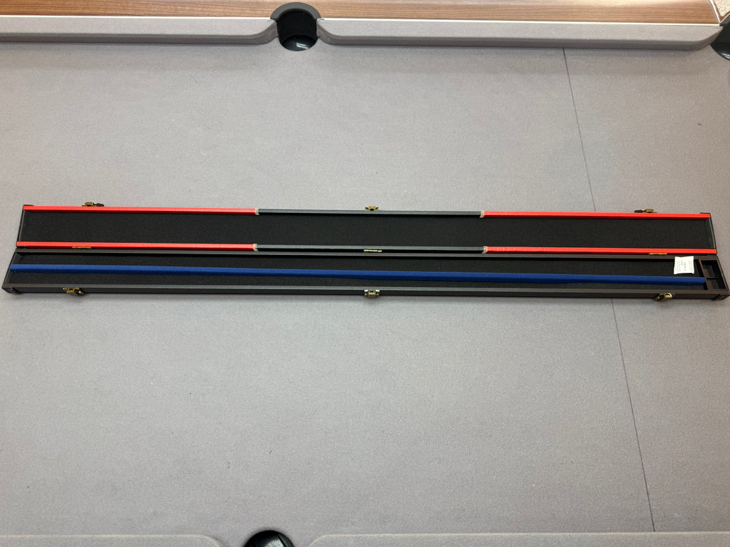 3/4 Cue Case  Red / black