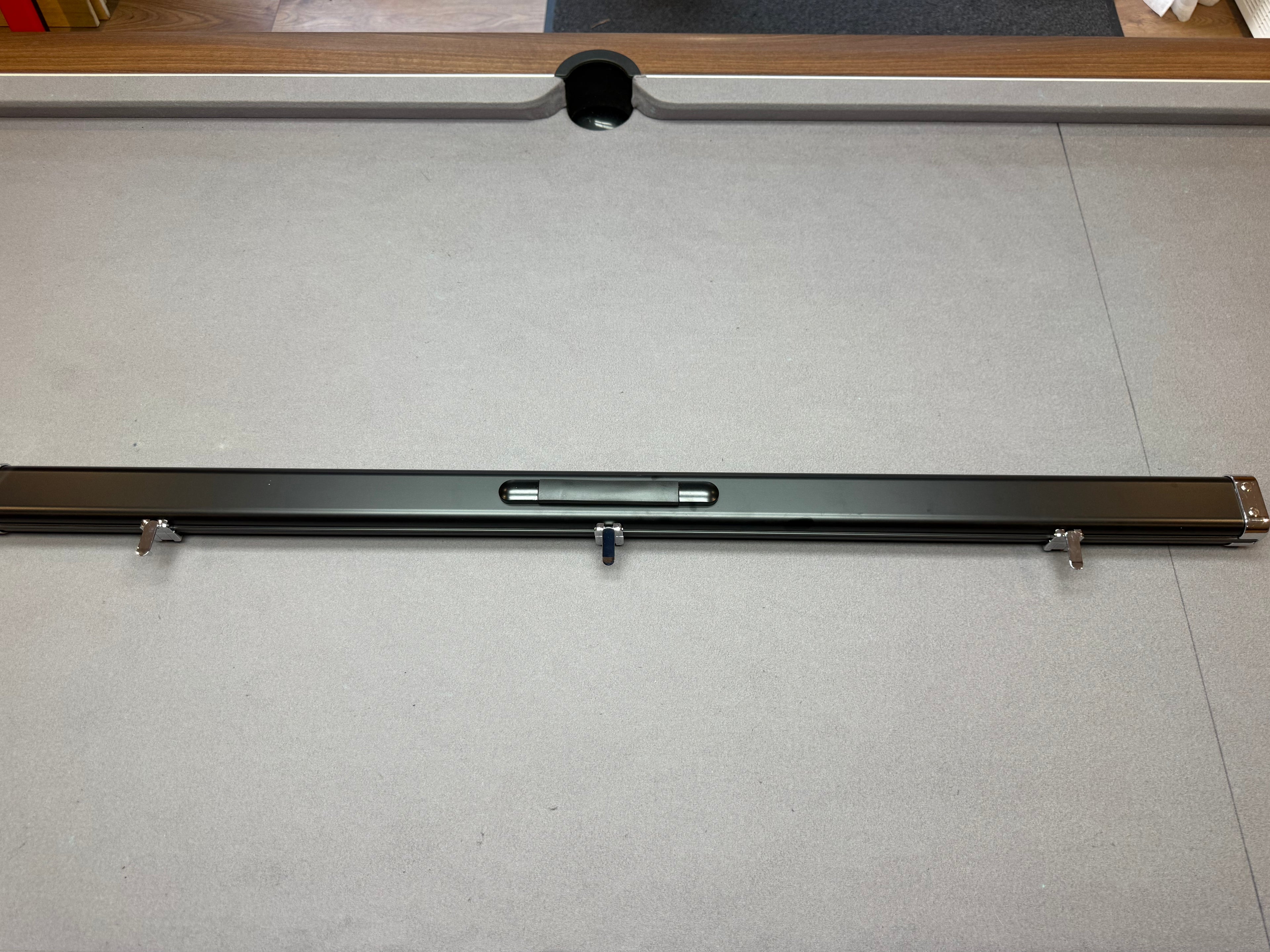 3/4 Cue Case   Black aluminium slim