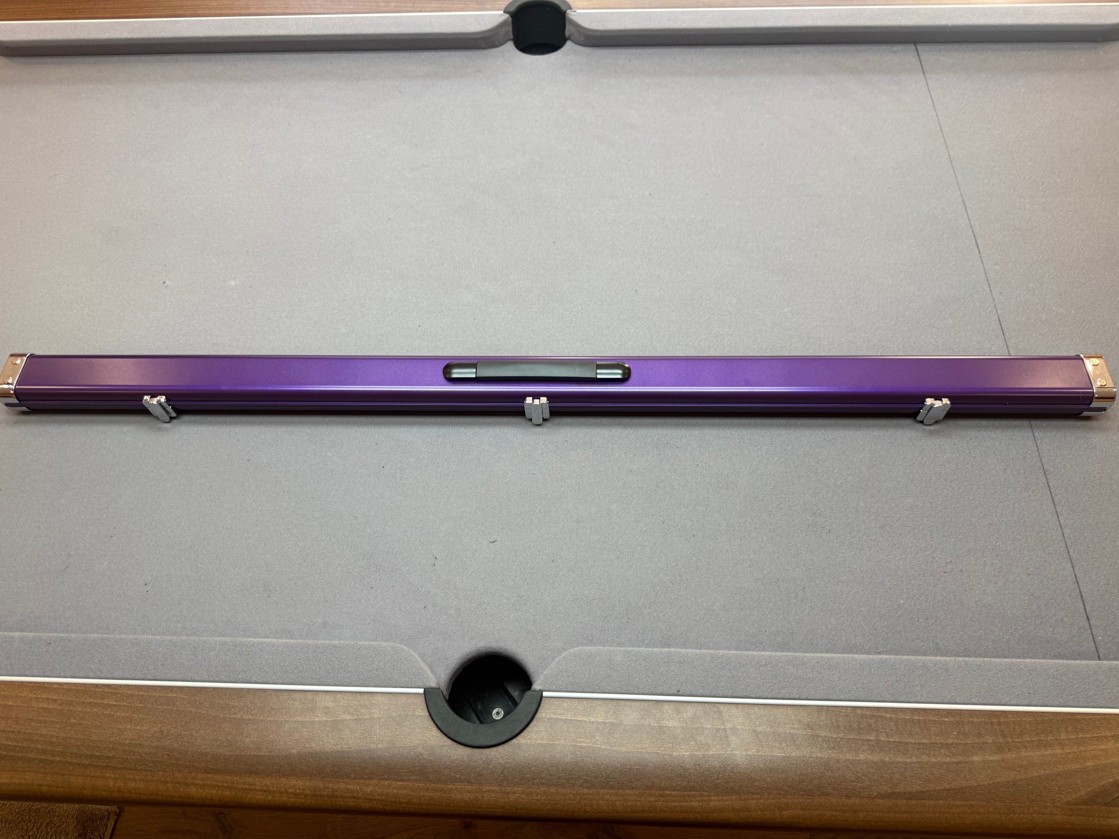 3/4 Cue Case   Purple aluminium slim