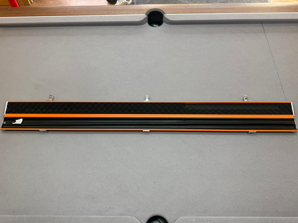 3/4 Cue Case   Orange aluminium slim