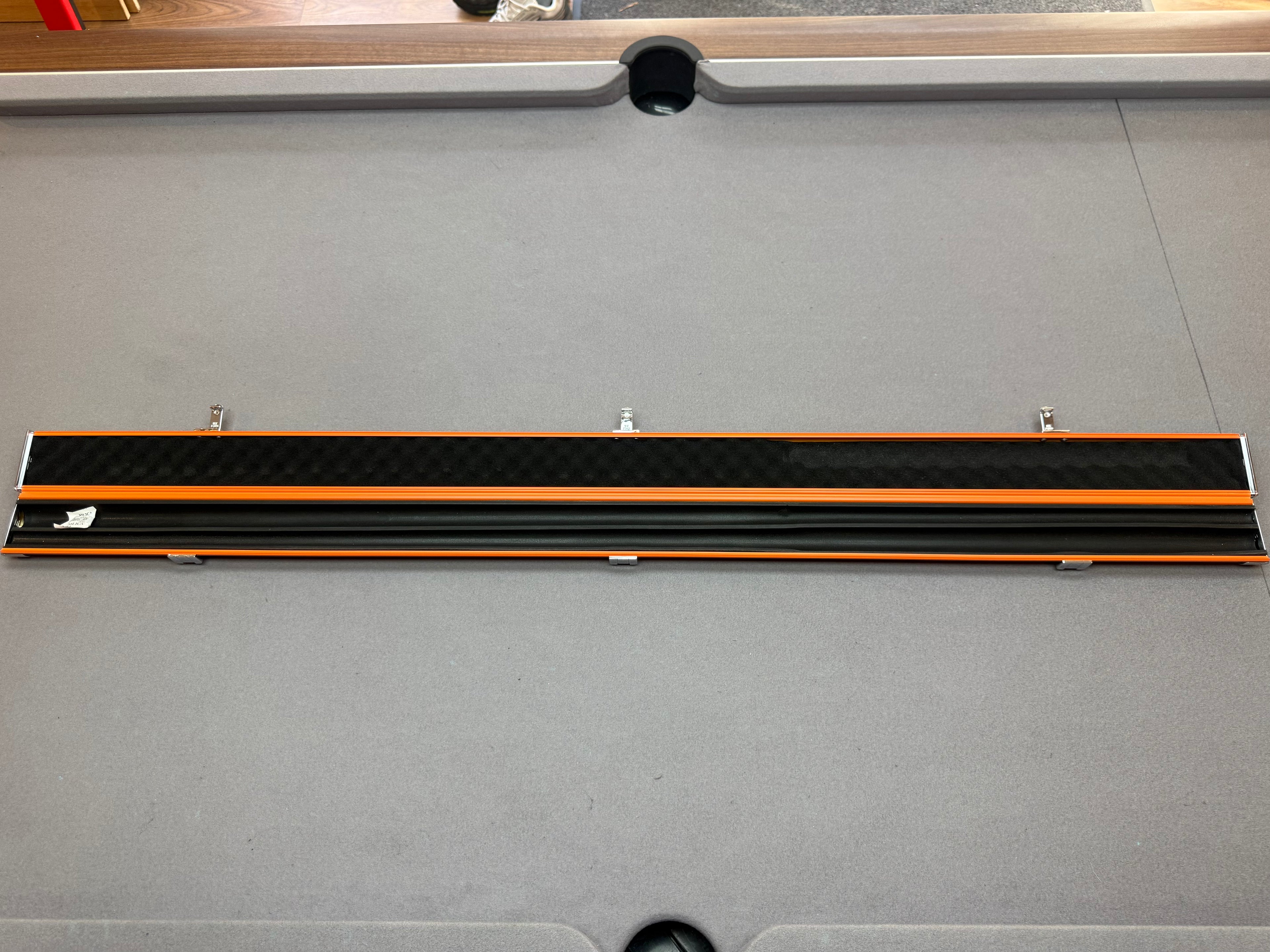 3/4 Cue Case   Orange aluminium slim