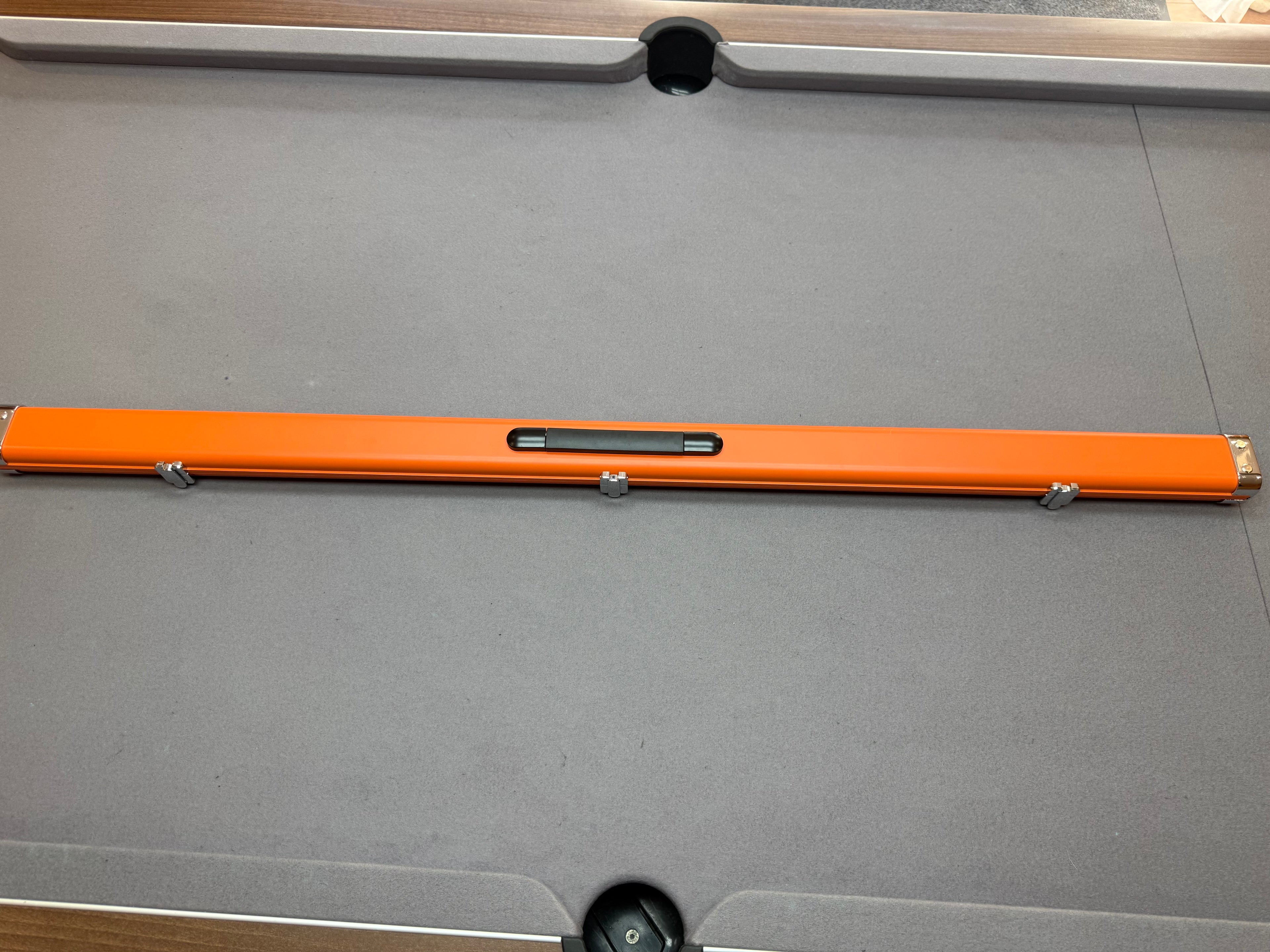 3/4 Cue Case   Orange aluminium slim