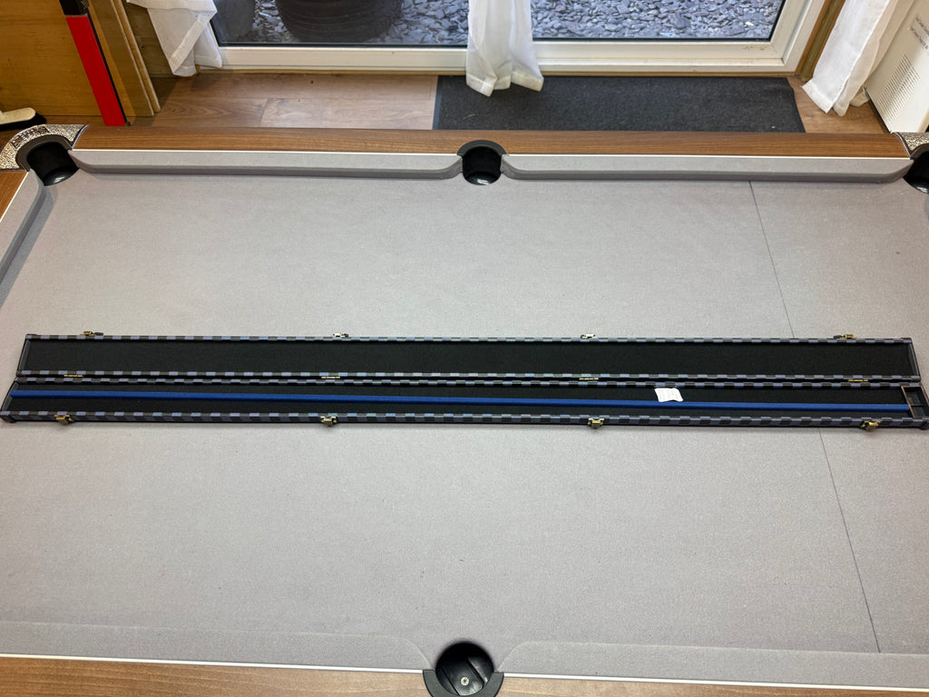 1 Piece Cue Case  blue check