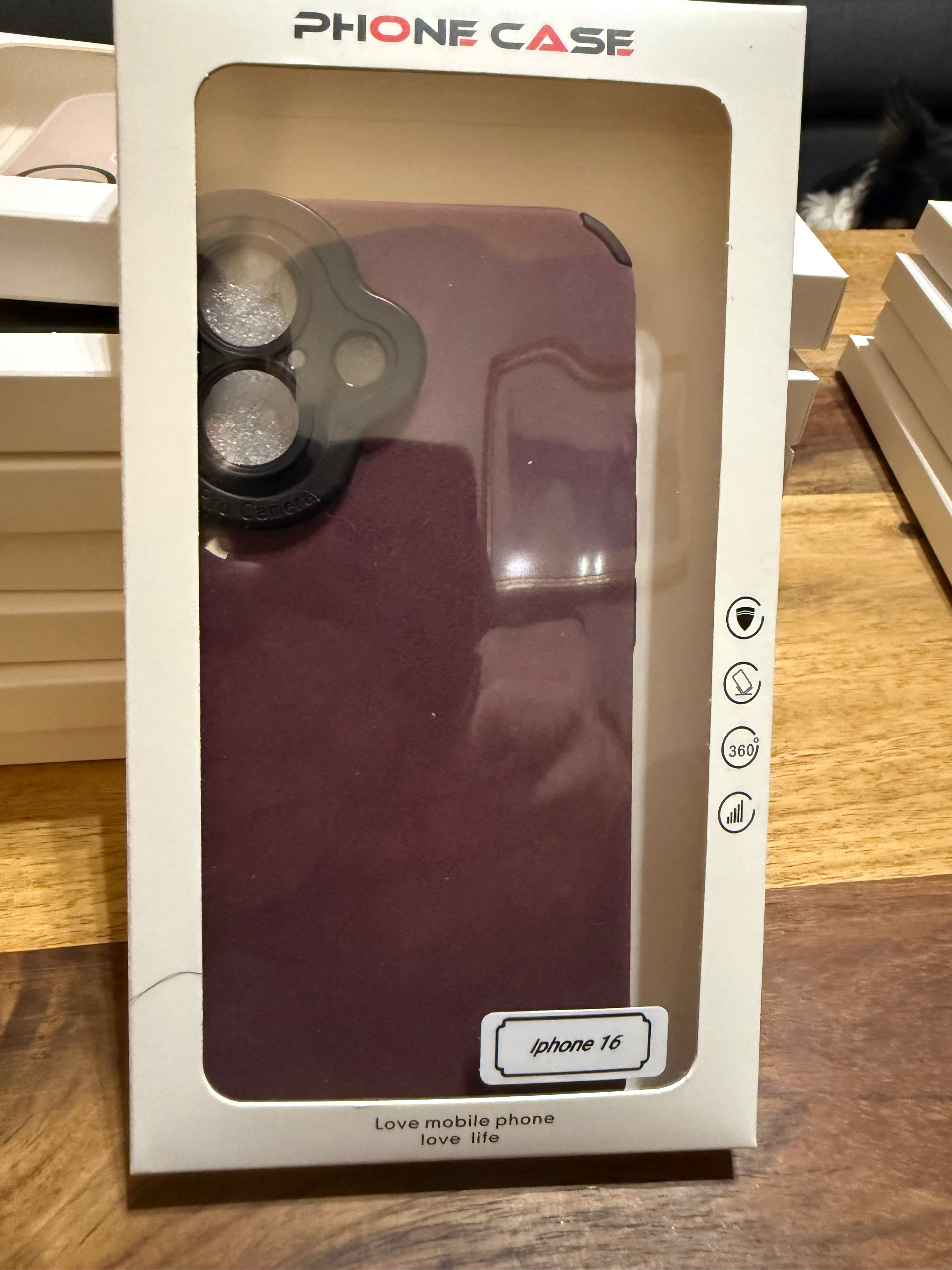 Iphone 16 case.  Purple