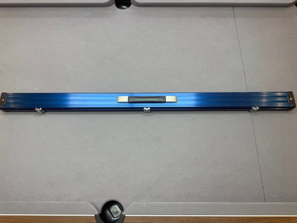 3/4 Cue Case   Blue aluminium