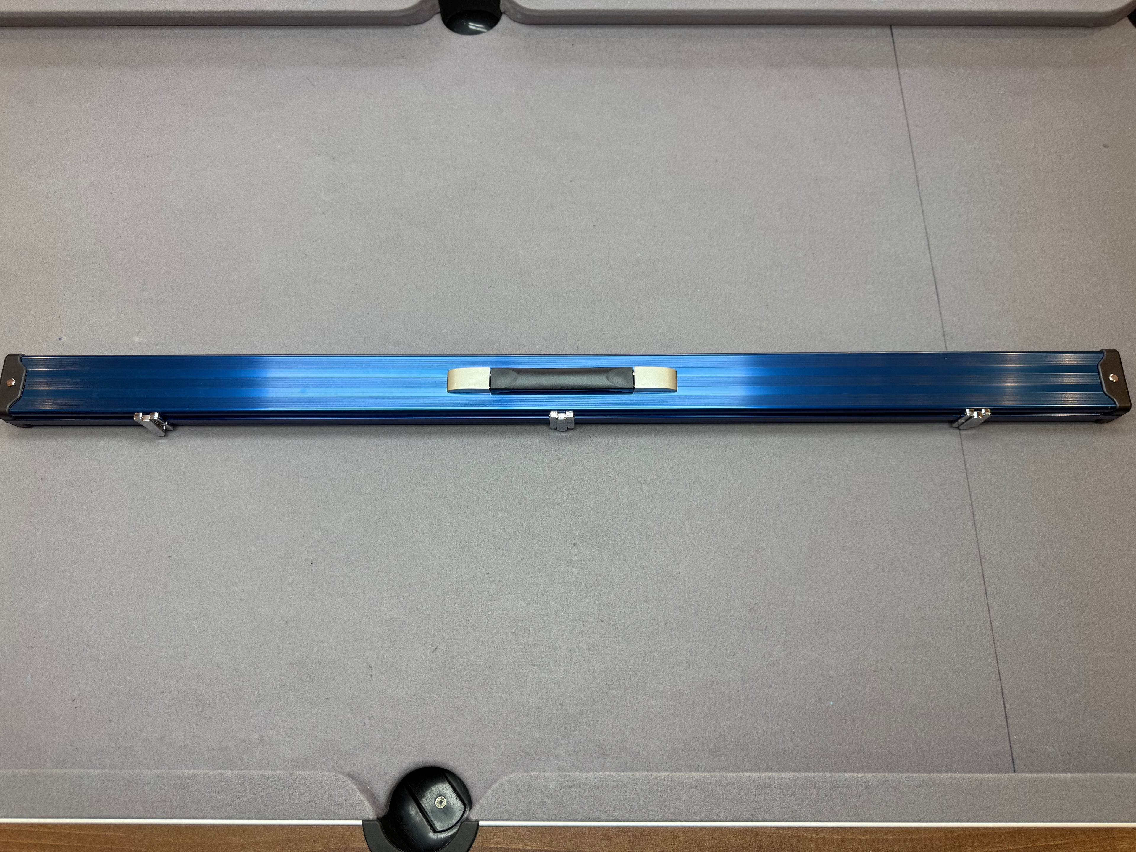 3/4 Cue Case   Blue aluminium
