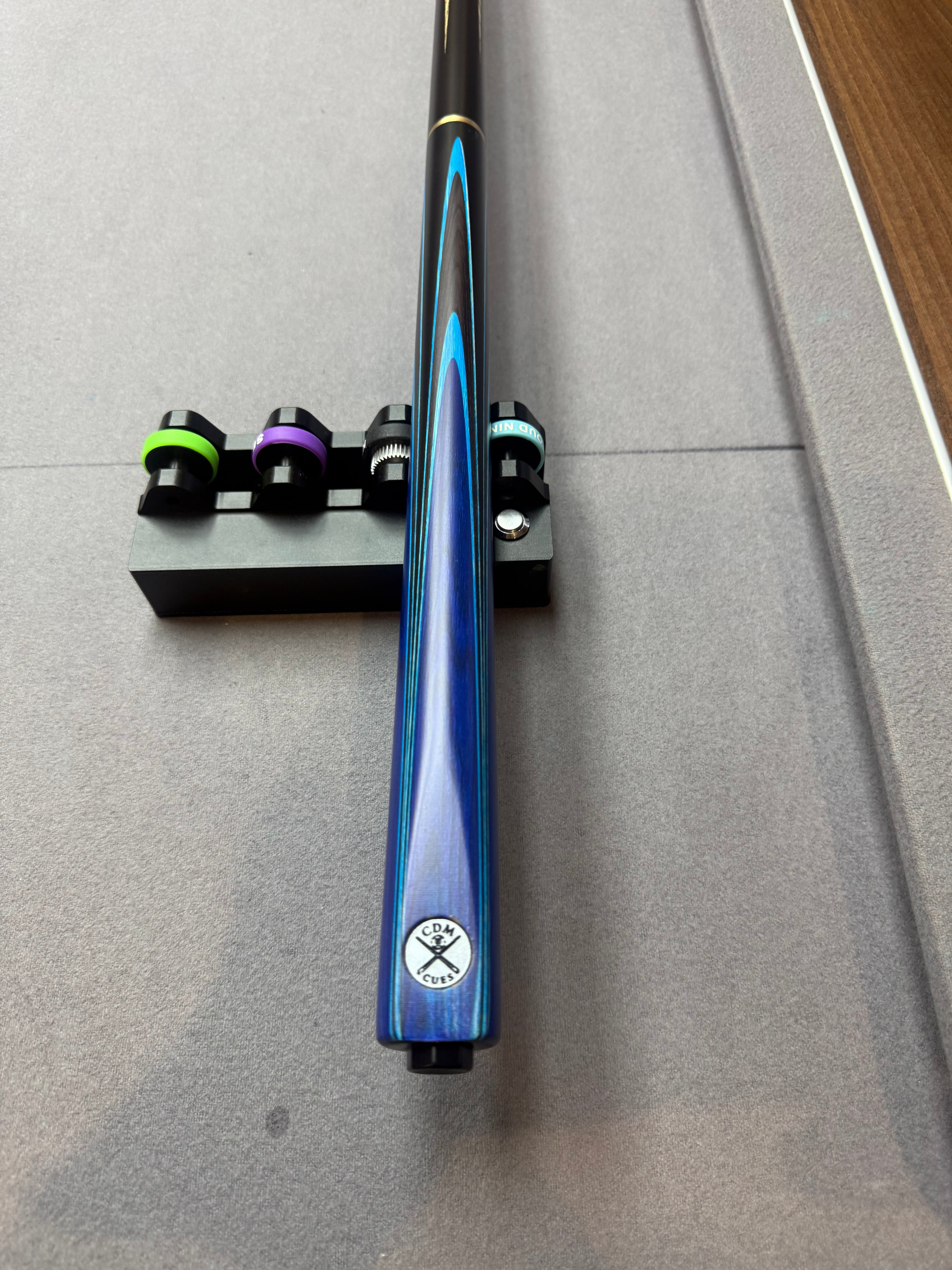 Cdmcues C3 3/4 split Cue. Blue