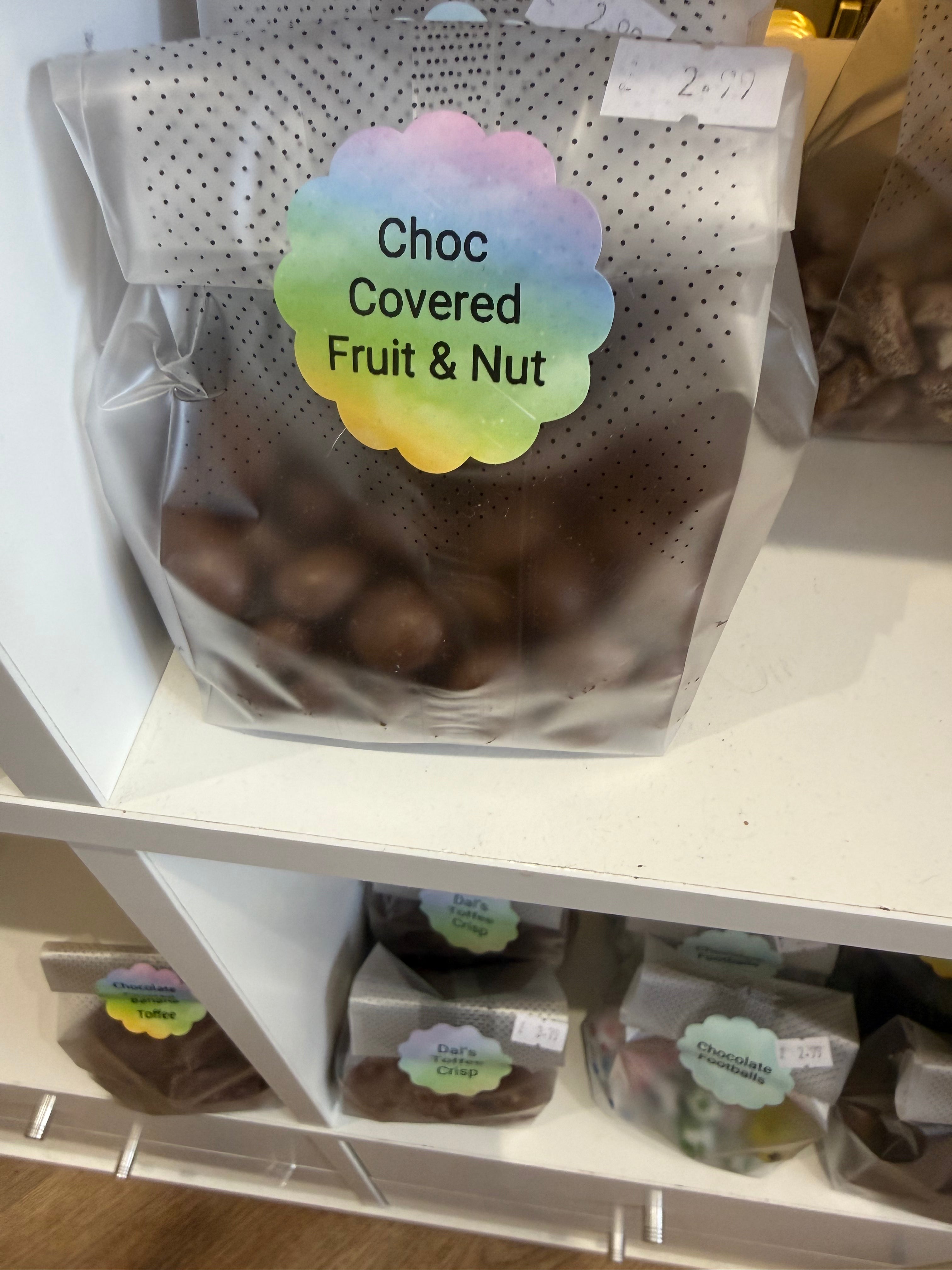 Chocolate covered Fruit & Nut
