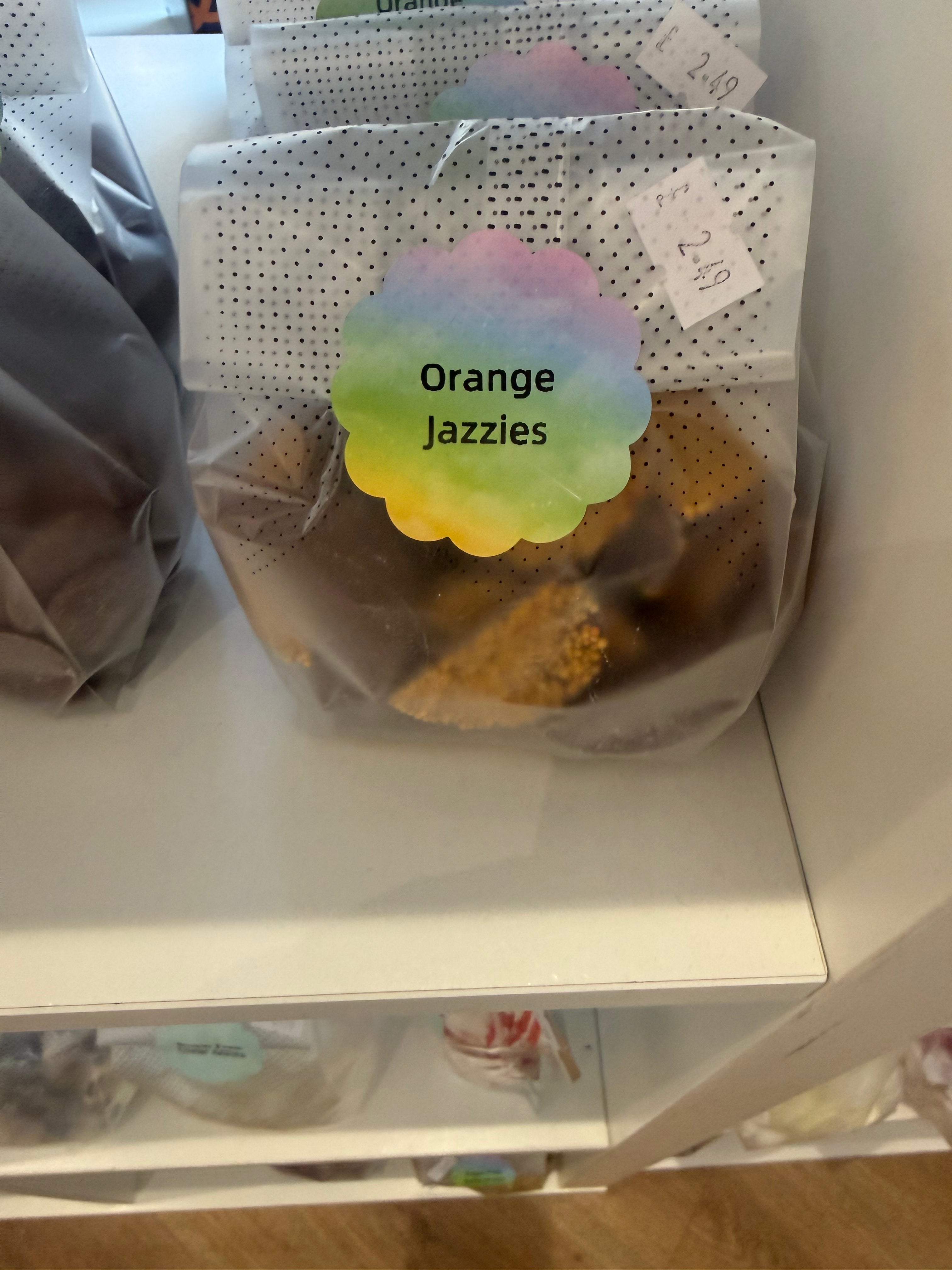 Hannahs  Orange Jazzies