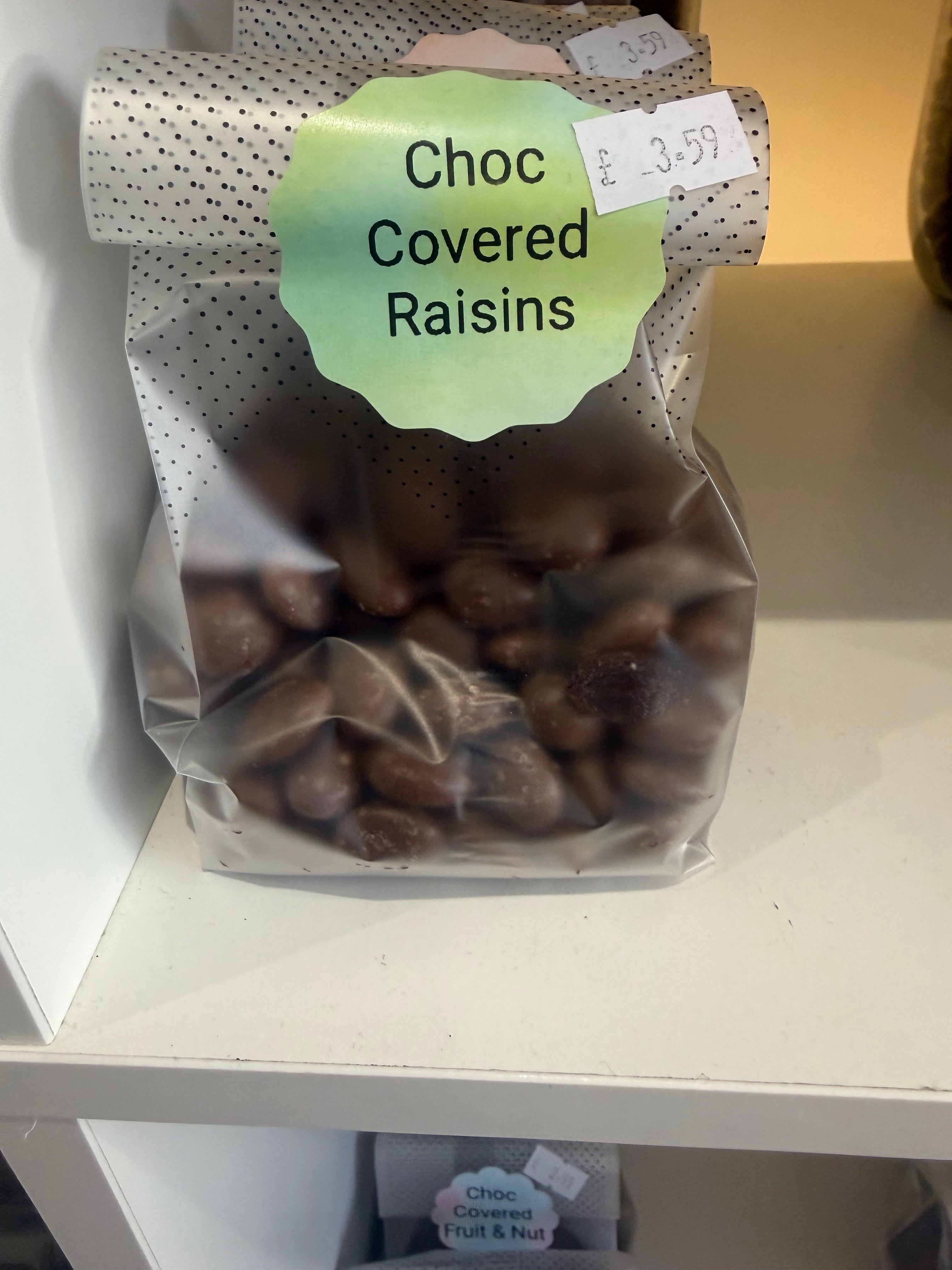 Milk Chocolate Raisins