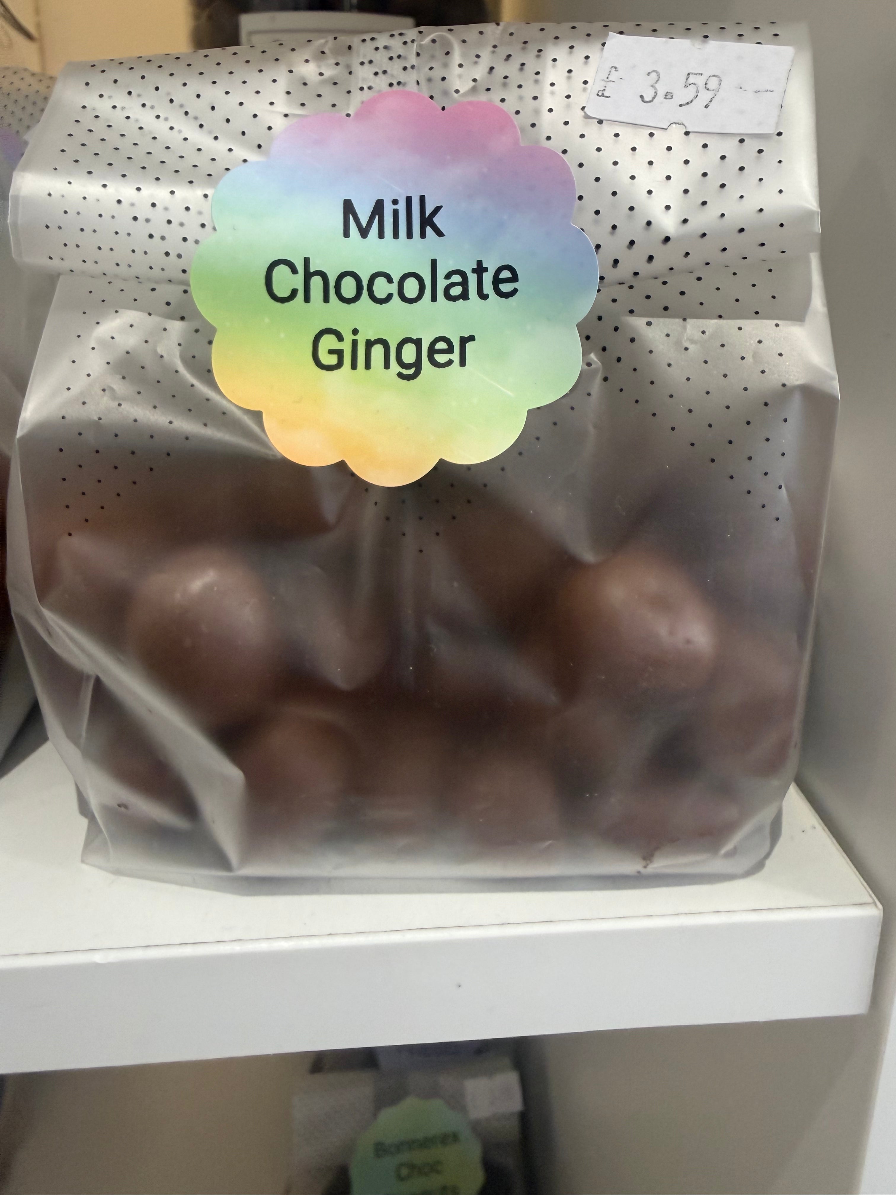 Carol Anne Milk Chocolate Ginger