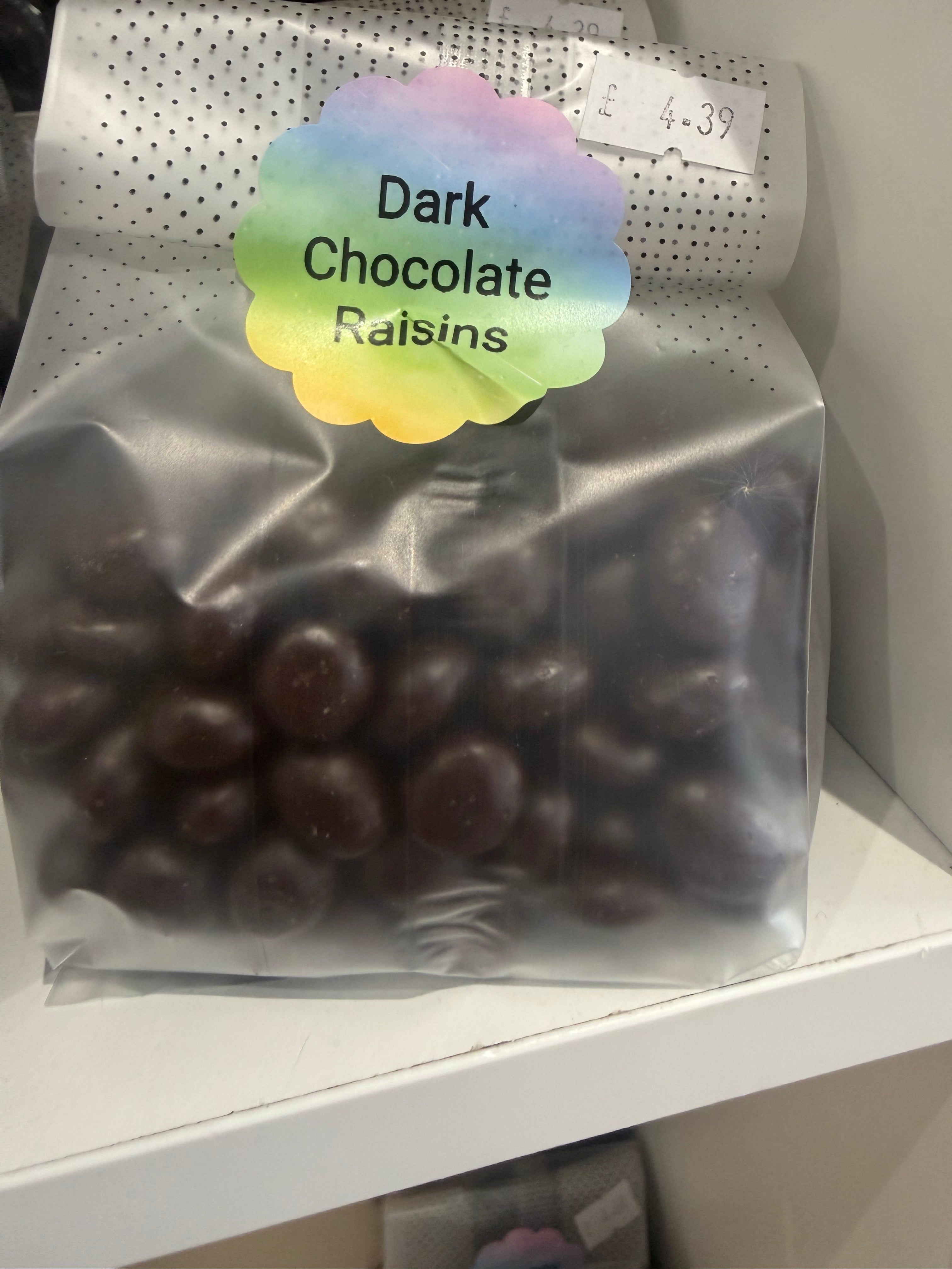 Dark Chocolate Raisins