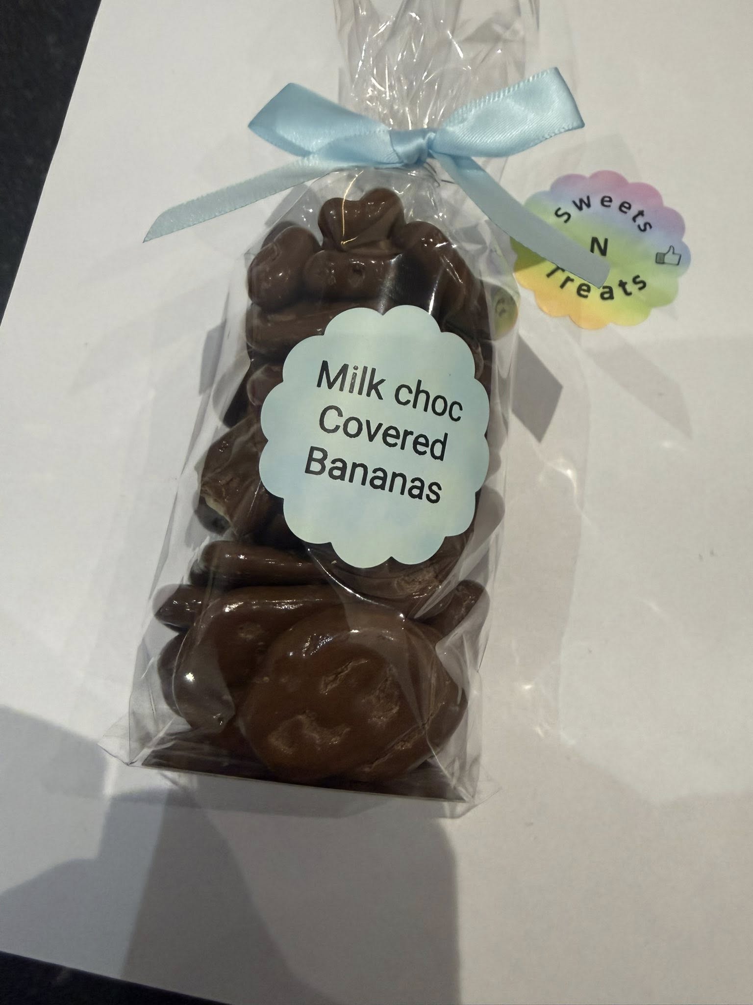 Milk Chocolate covered banana chips