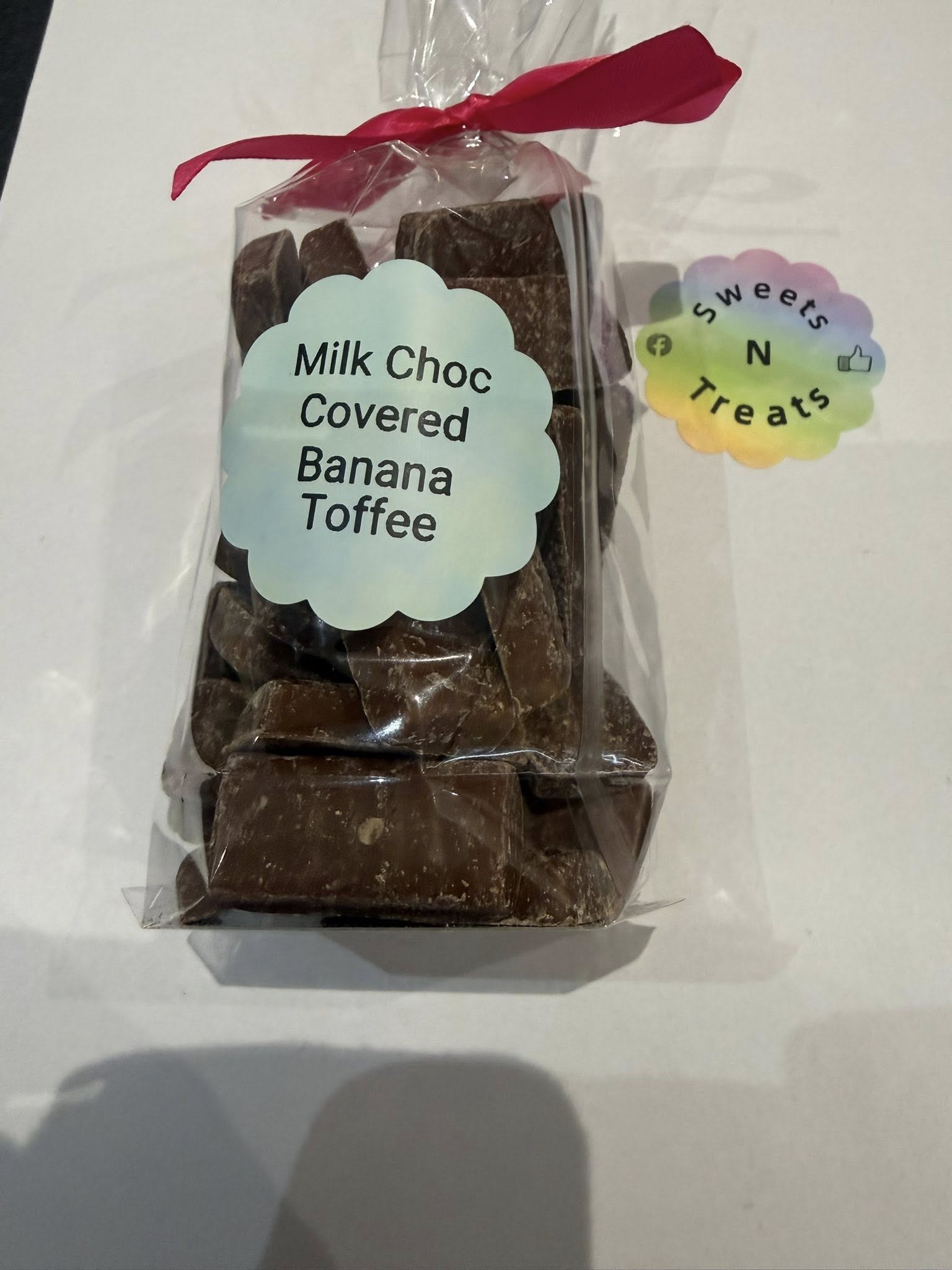 Milk chocolate covered banana toffee