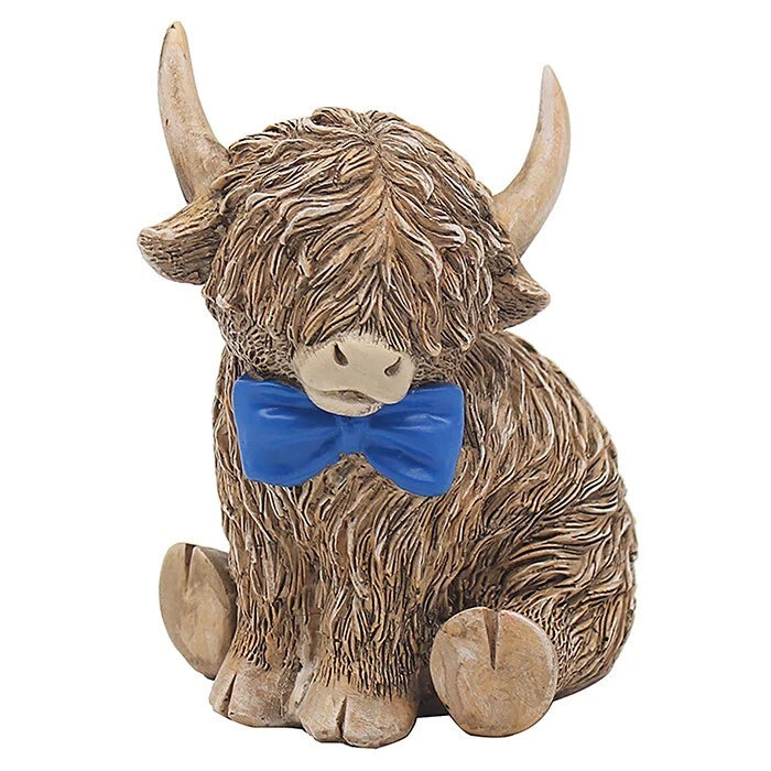 Highland Cow Bow Tie