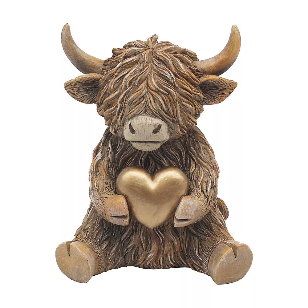 Highland Cow Heart of Gold
