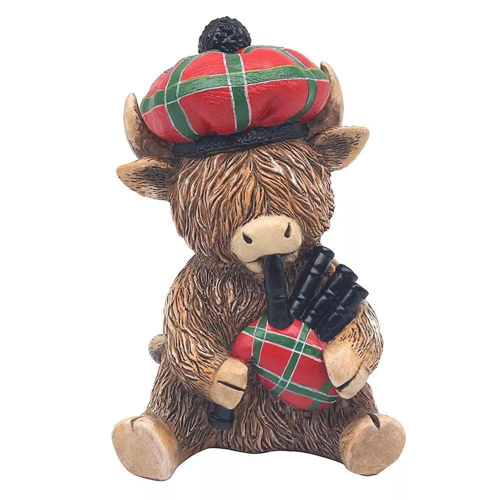 Highland Cow ' The Piper '