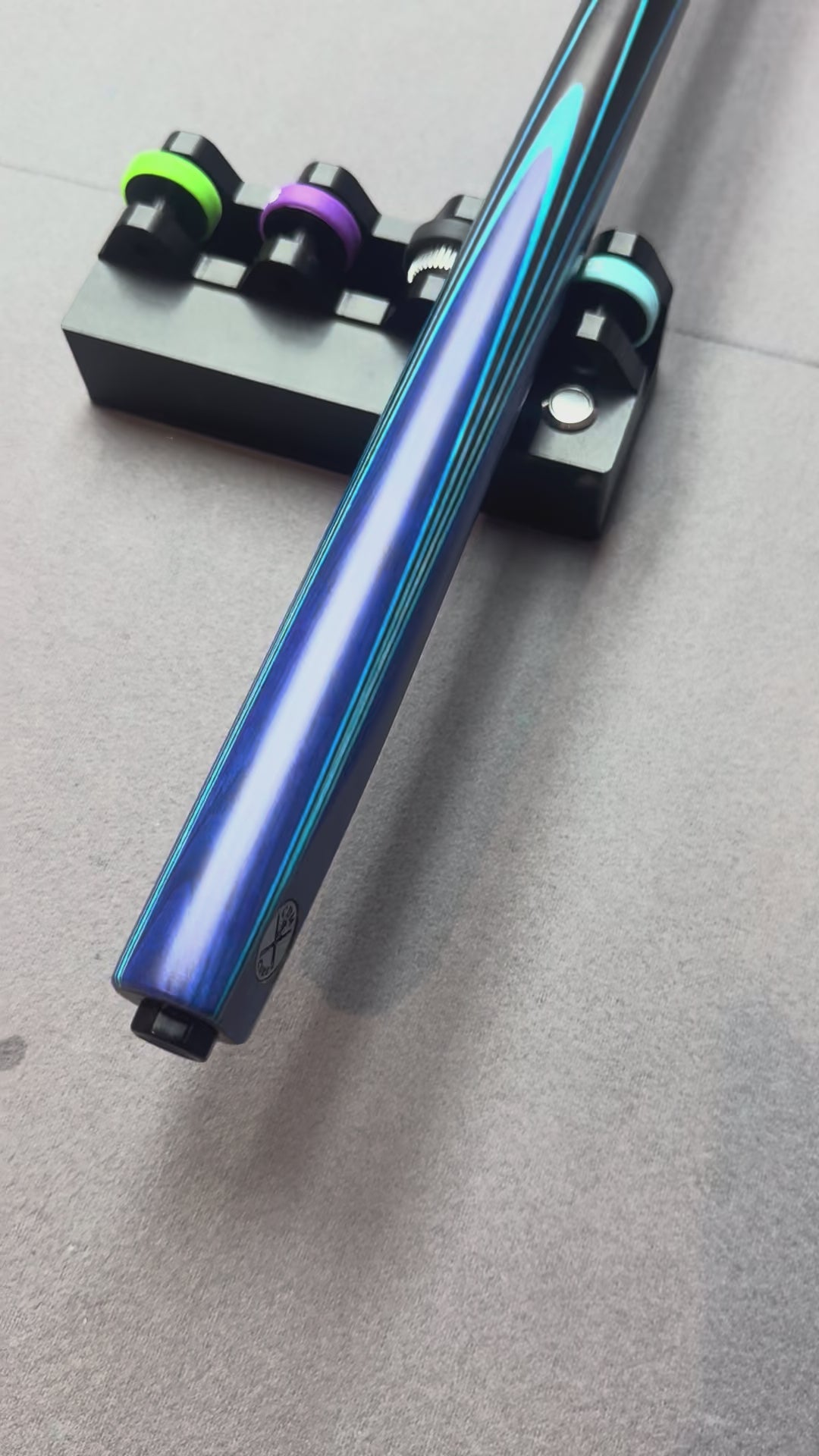 Cdmcues C3 3/4 split Cue. Blue