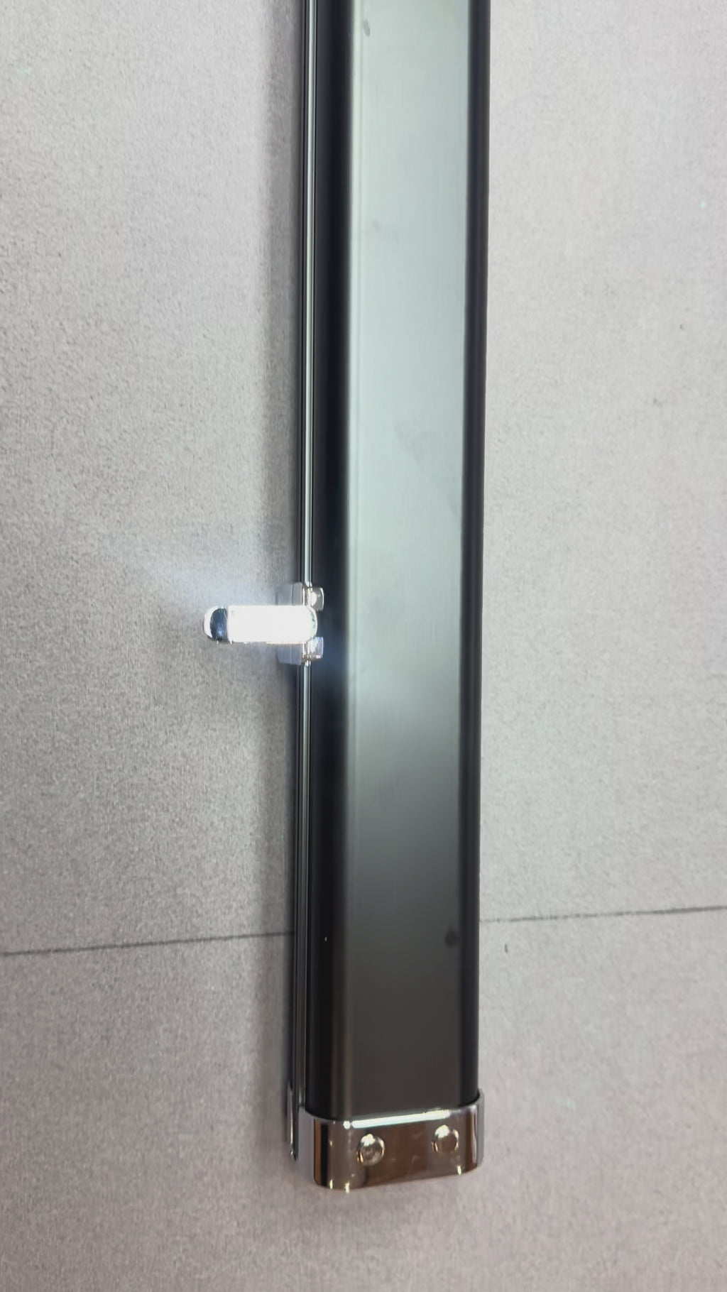 3/4 Cue Case   Black aluminium slim