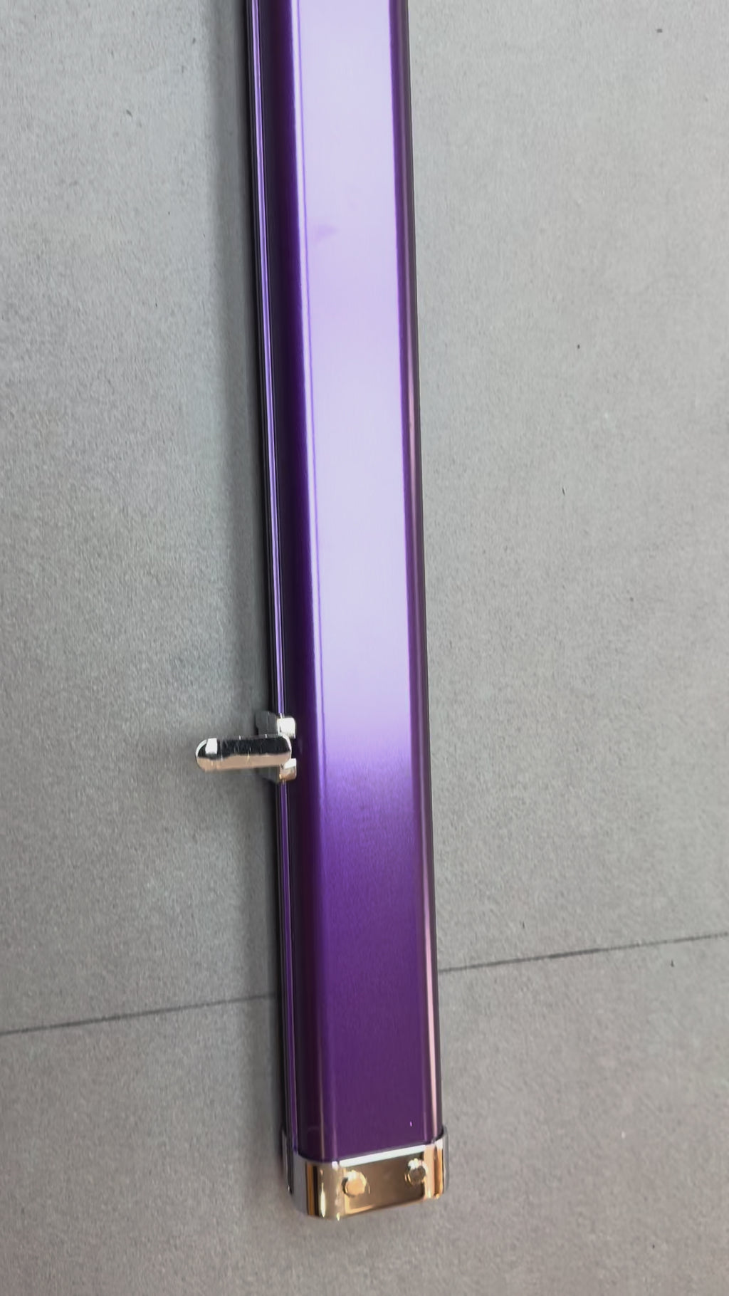 3/4 Cue Case   Purple aluminium slim