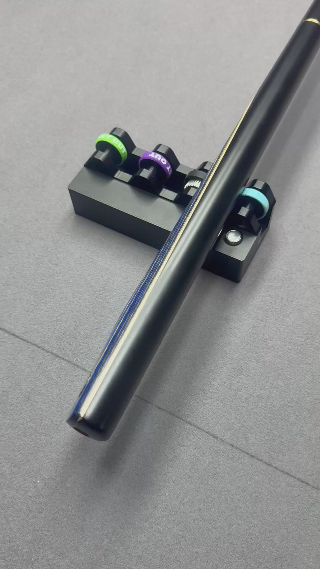 Blue  / Gray Crush  3/4  cue