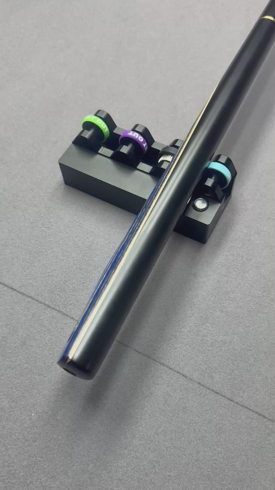 Blue  / Gray Crush  3/4  cue