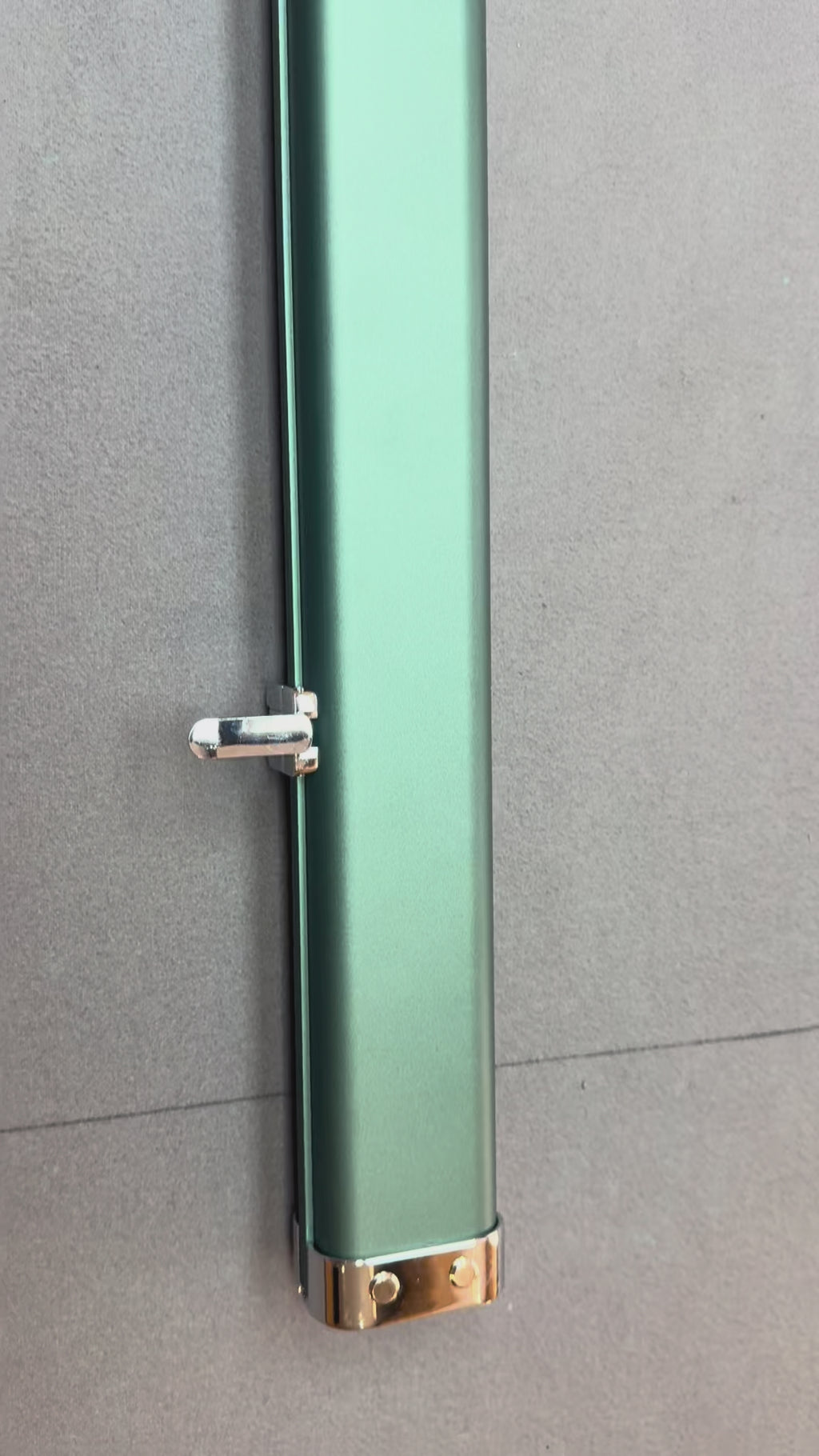 3/4 Cue Case   Green aluminium slim