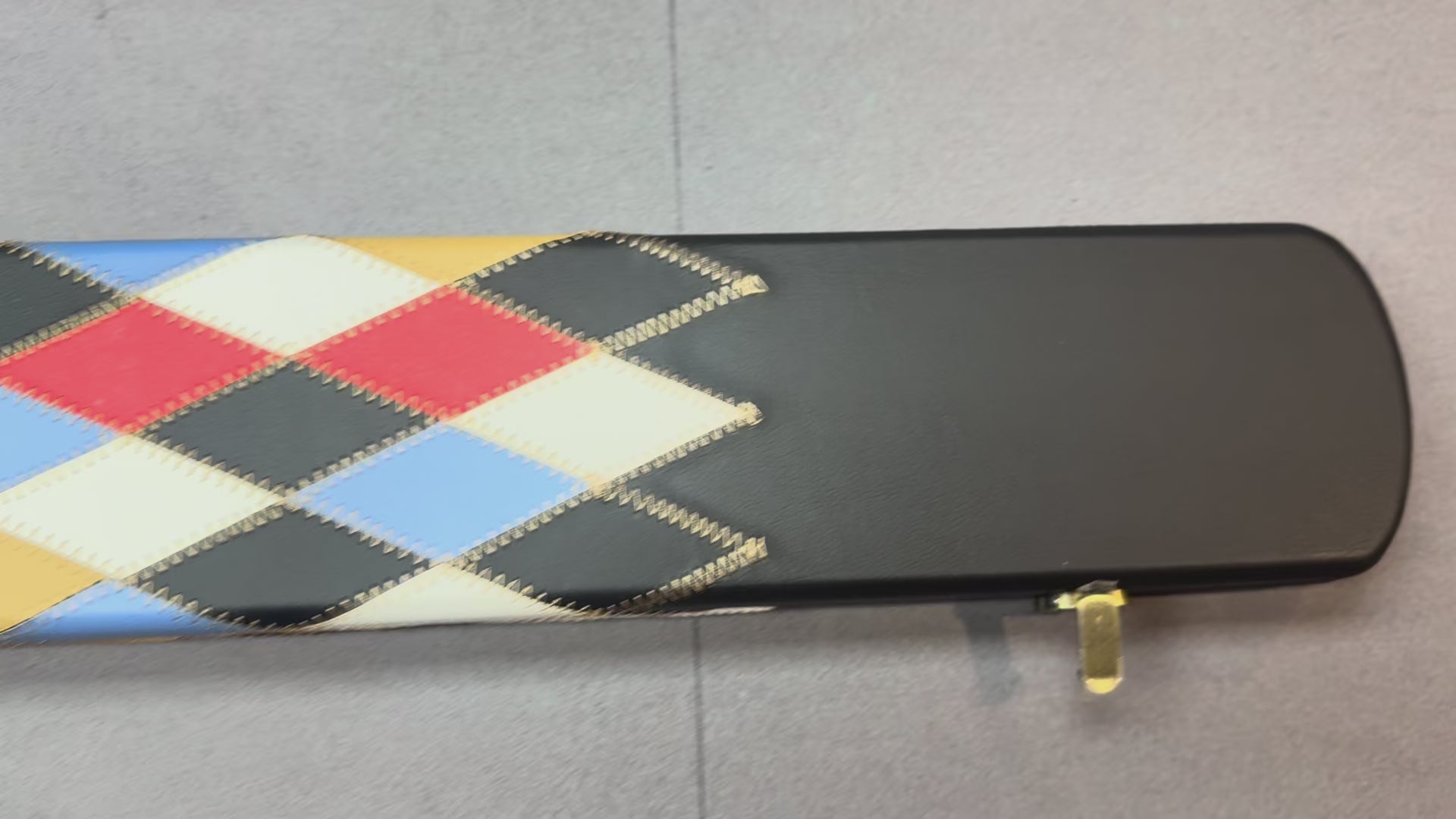 Triple Cue Case   , Black Harlequin