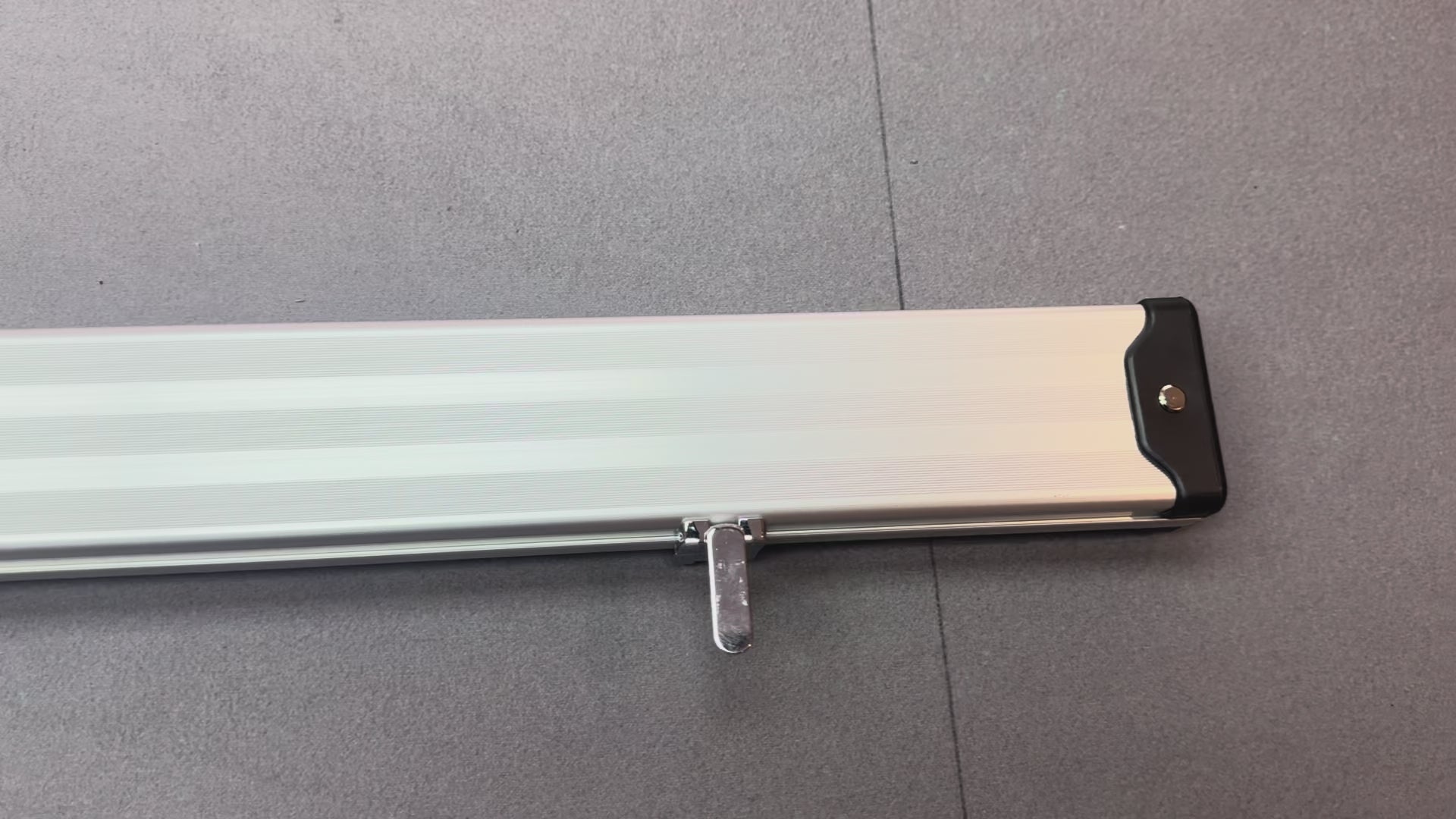 3/4 Cue Case   Silver aluminium